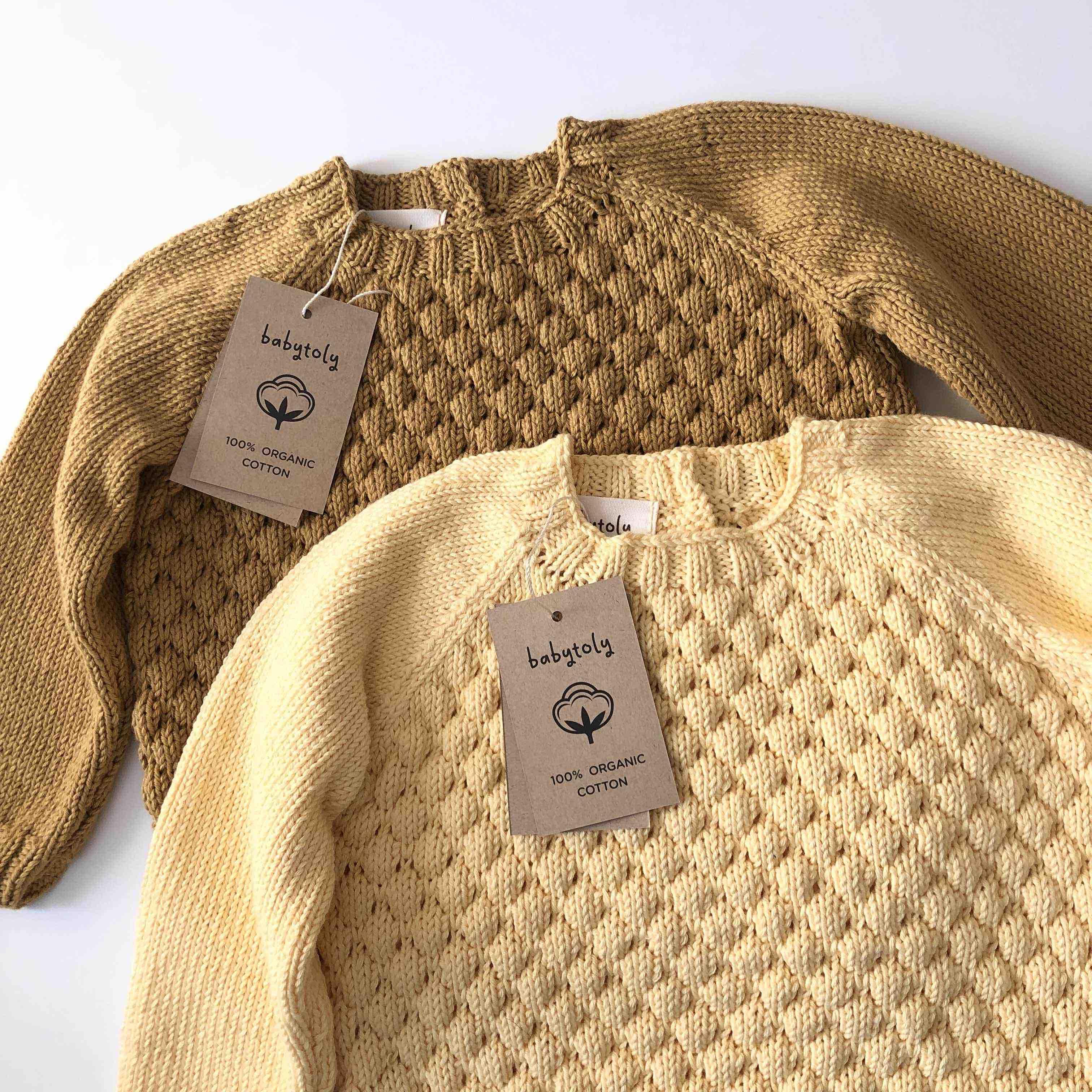 Bubble Sweater, Mustard