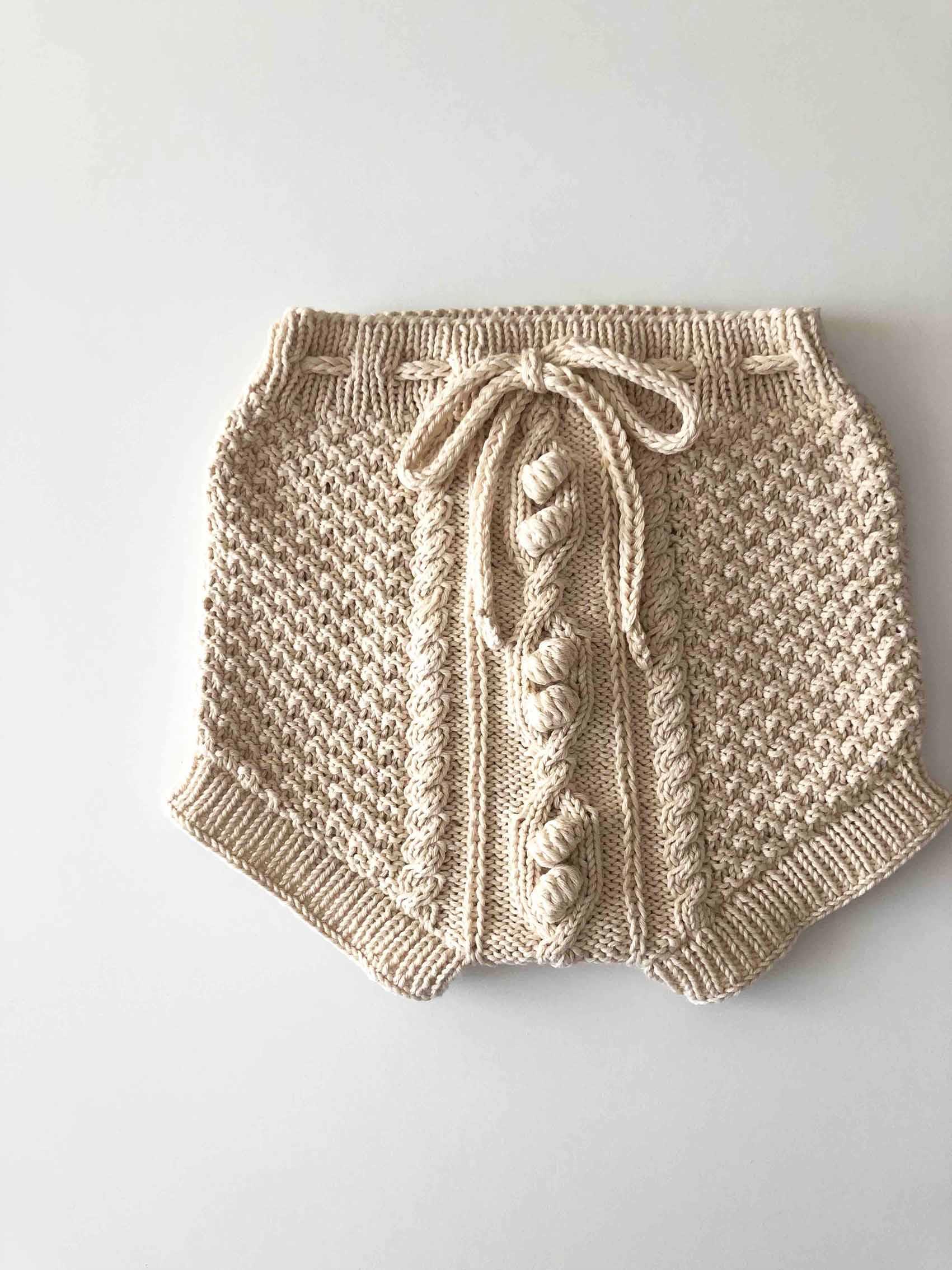 Cable Popcorn Bloomer, Custom Color