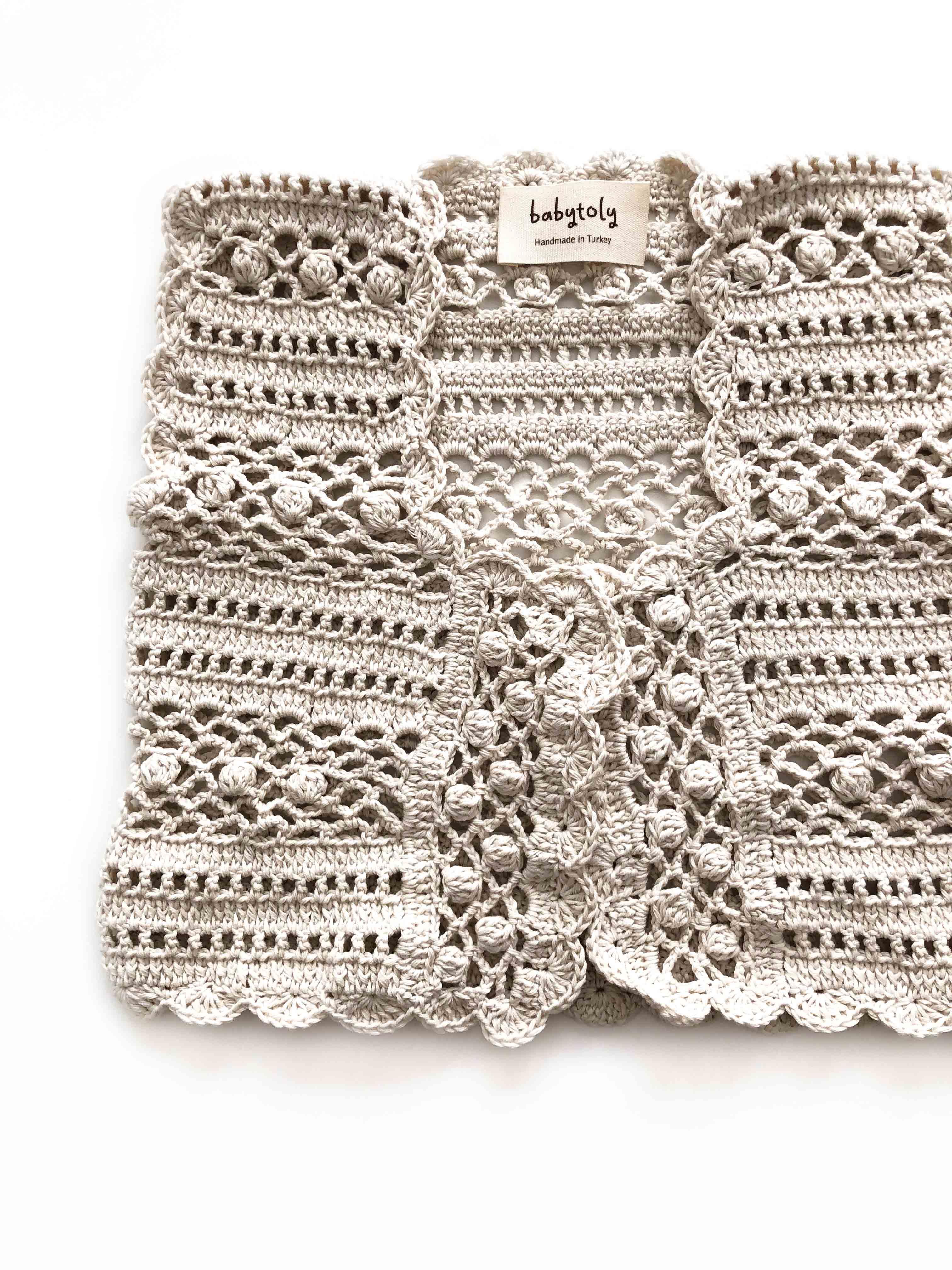 Callie Crochet Top, Natural
