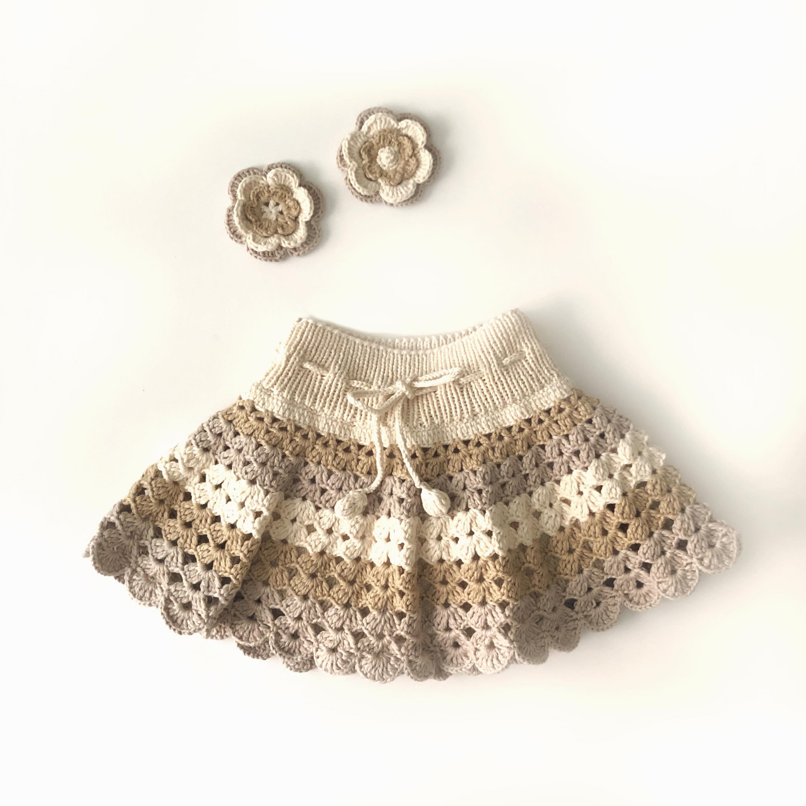 Camille Skirt, Natural+Honey,beige