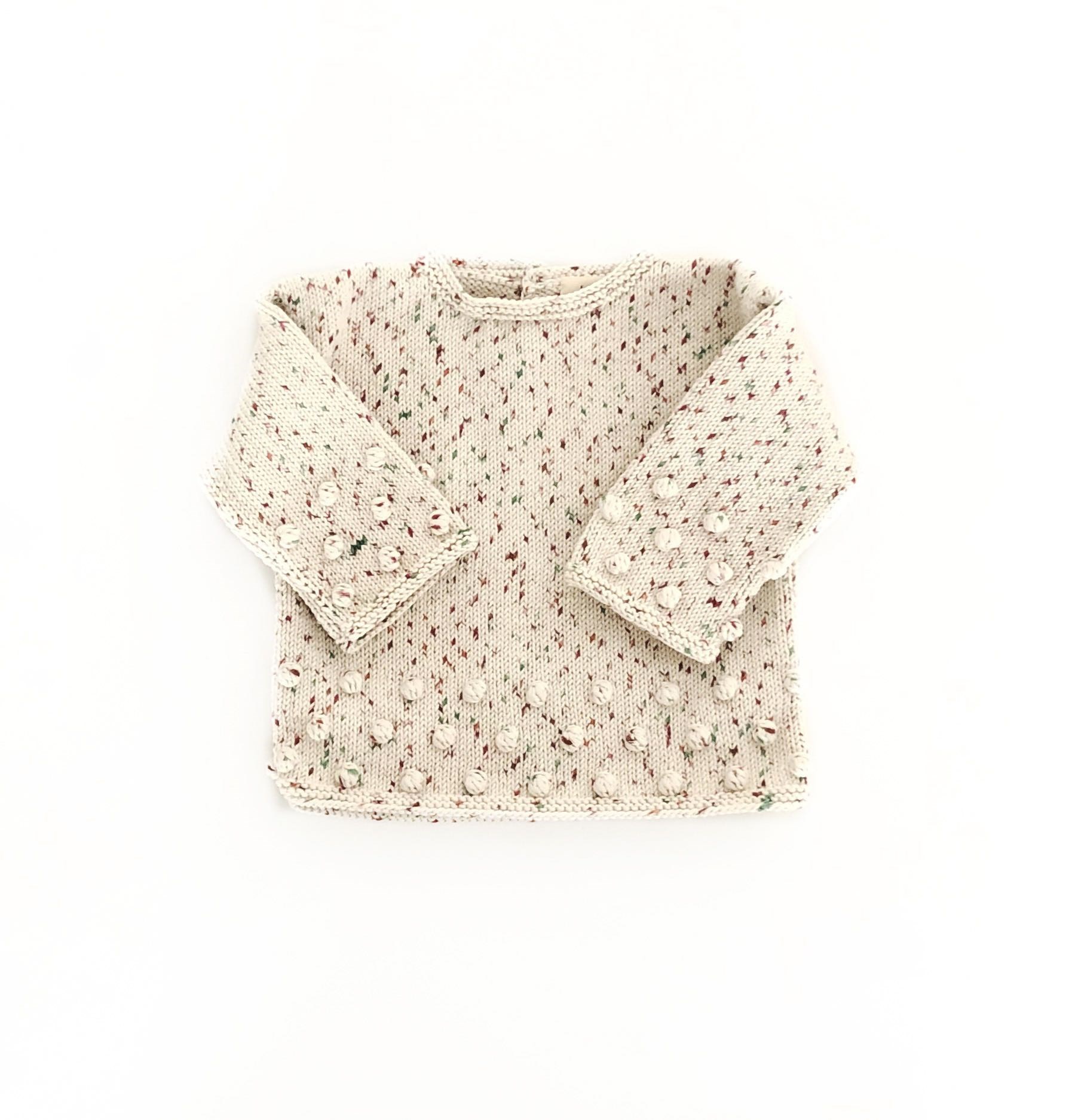 Comfy Popcorn Sweater, Exclusive Confetti - Tea Garden