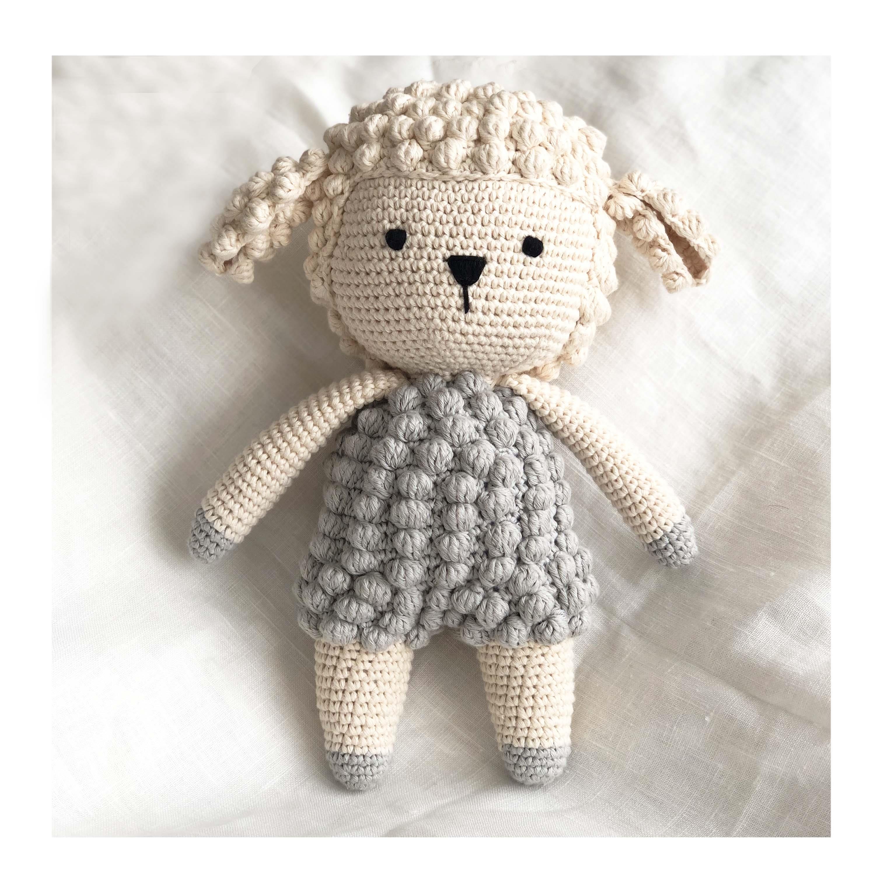 Crochet Lamb Doll 10.2