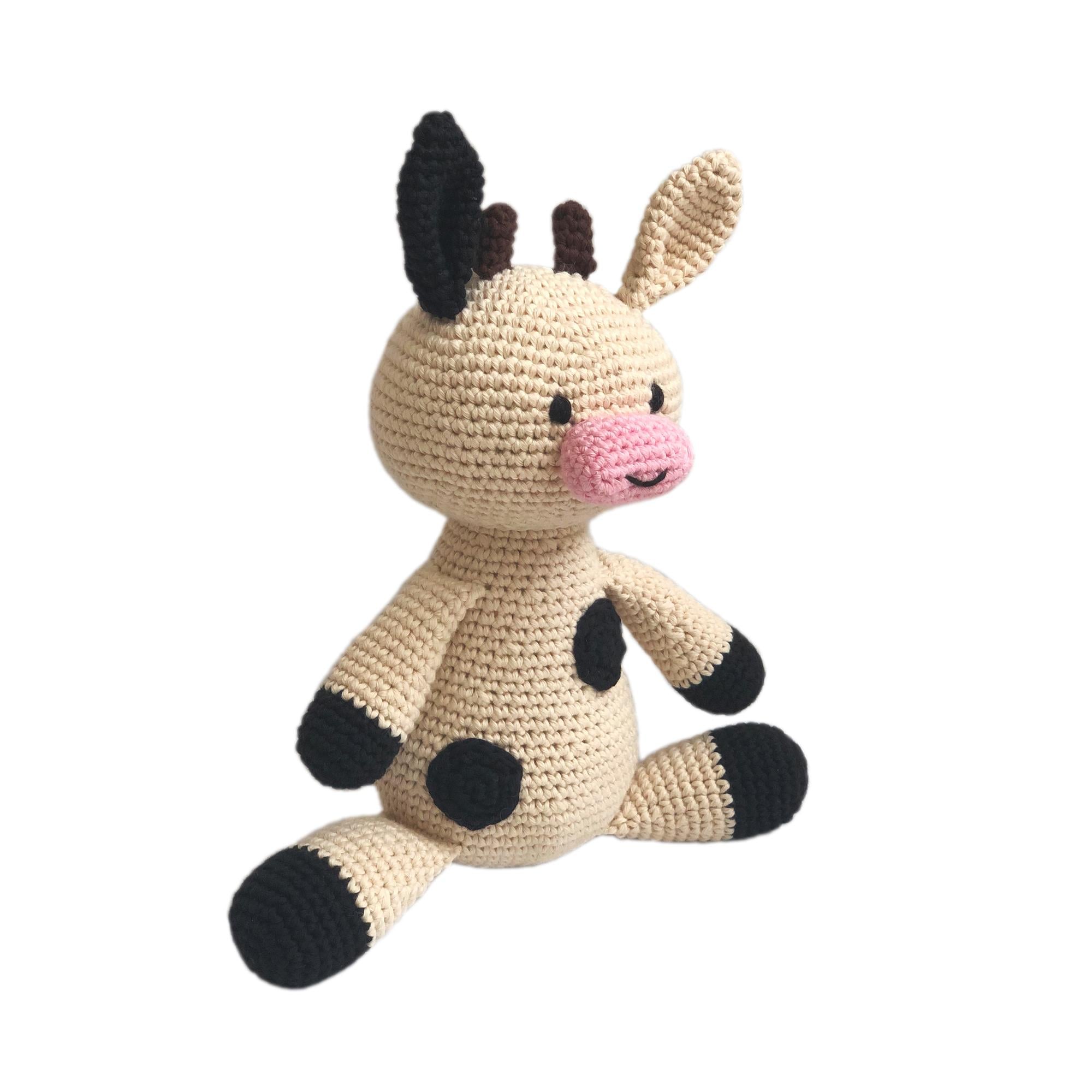 Crochet Toy Cow 12