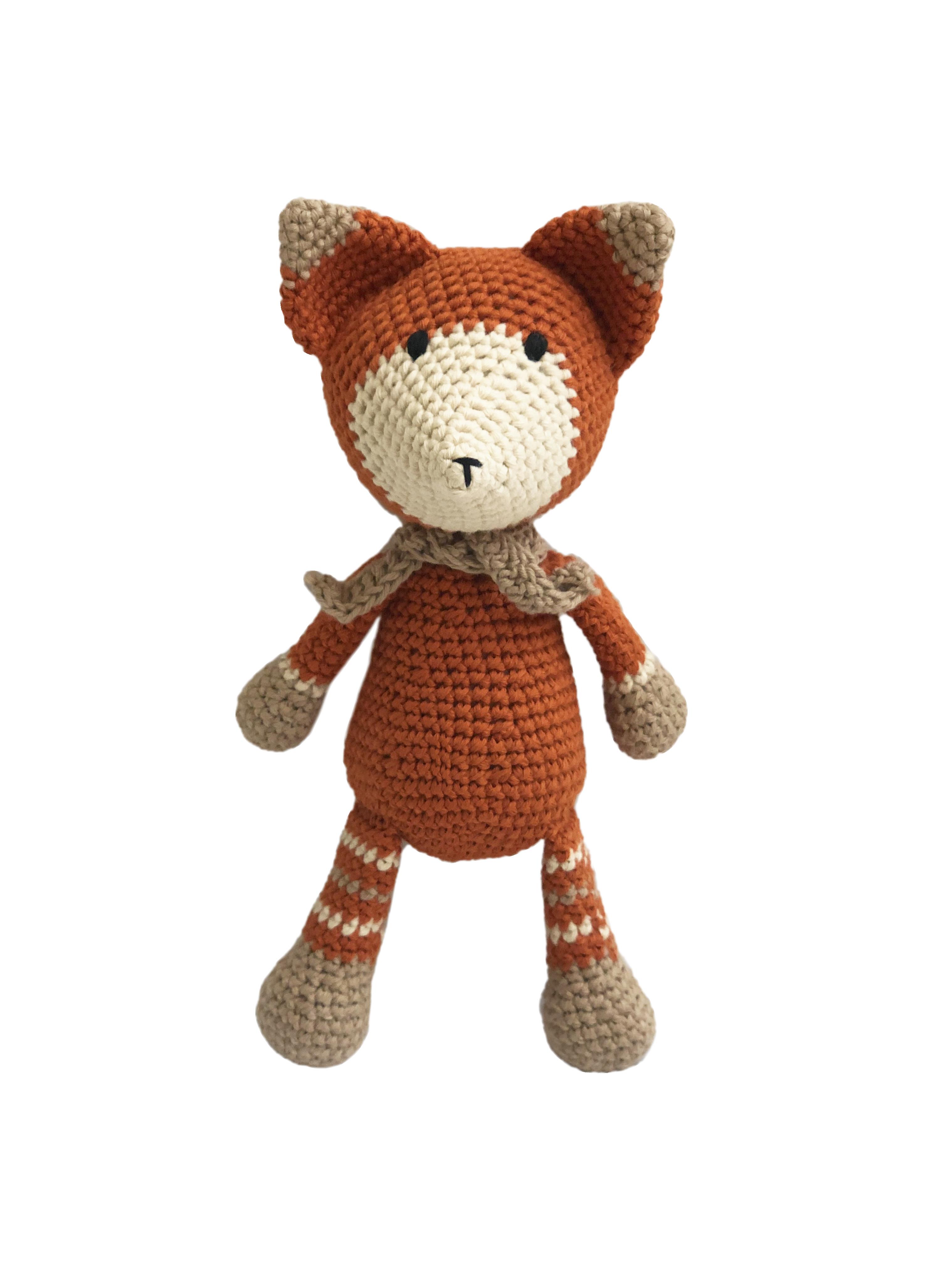 Crochet Toy - Fox 9.5