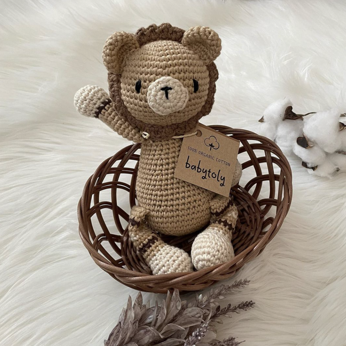 Crochet Toy - Lion 9.5