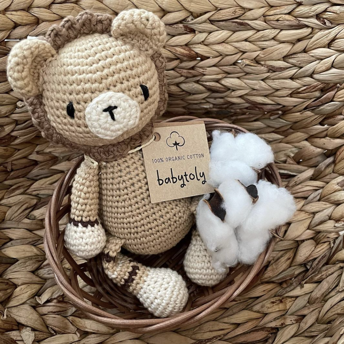 Crochet Toy - Lion 9.5