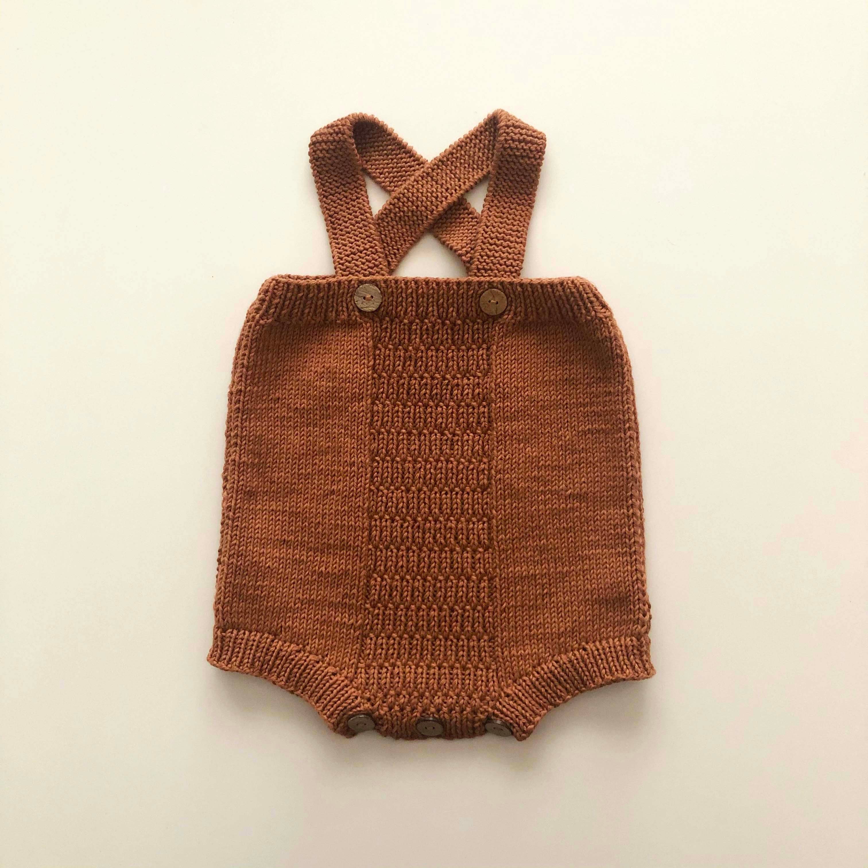 Cross Romper, Terracotta