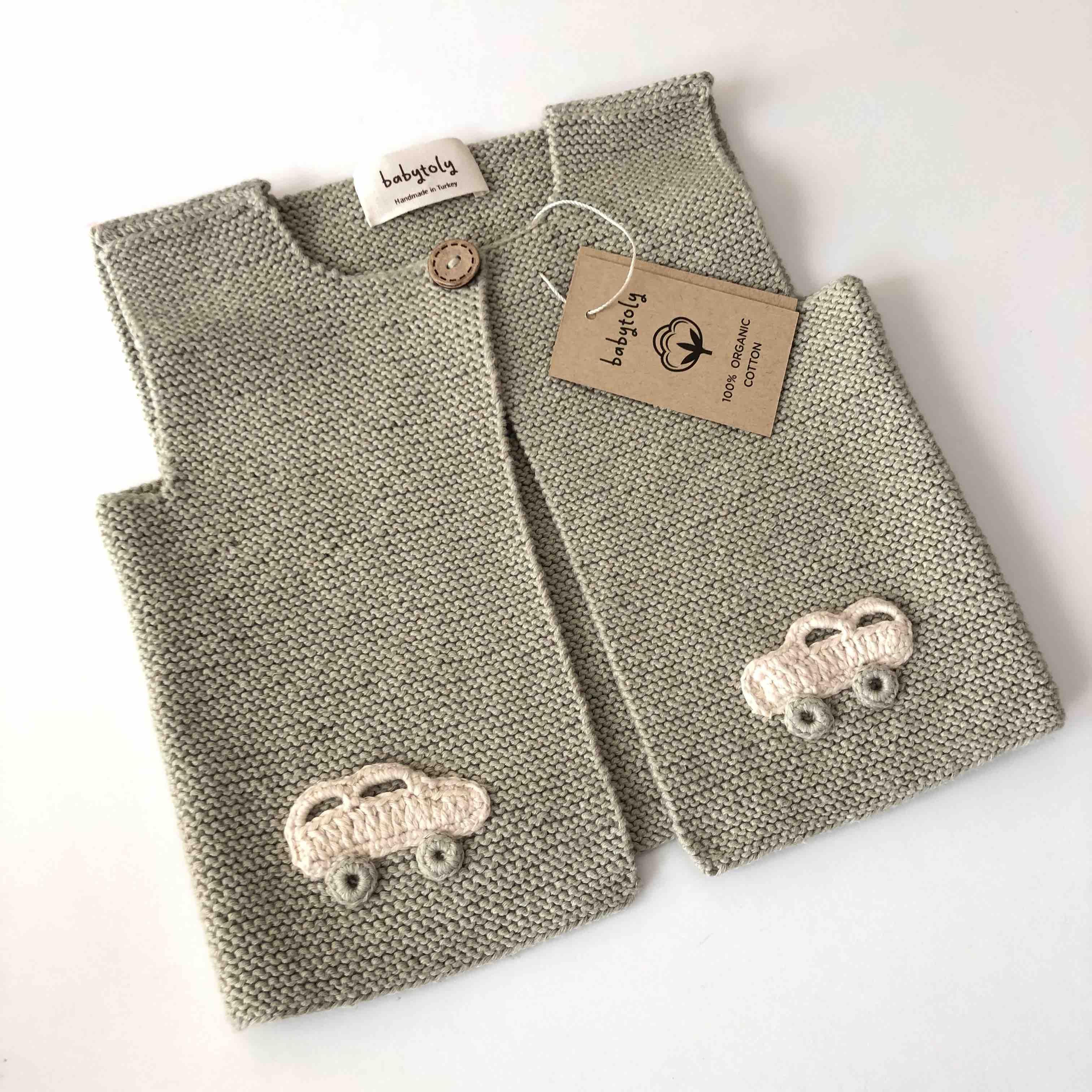 Felice Car Vest, Seaweed