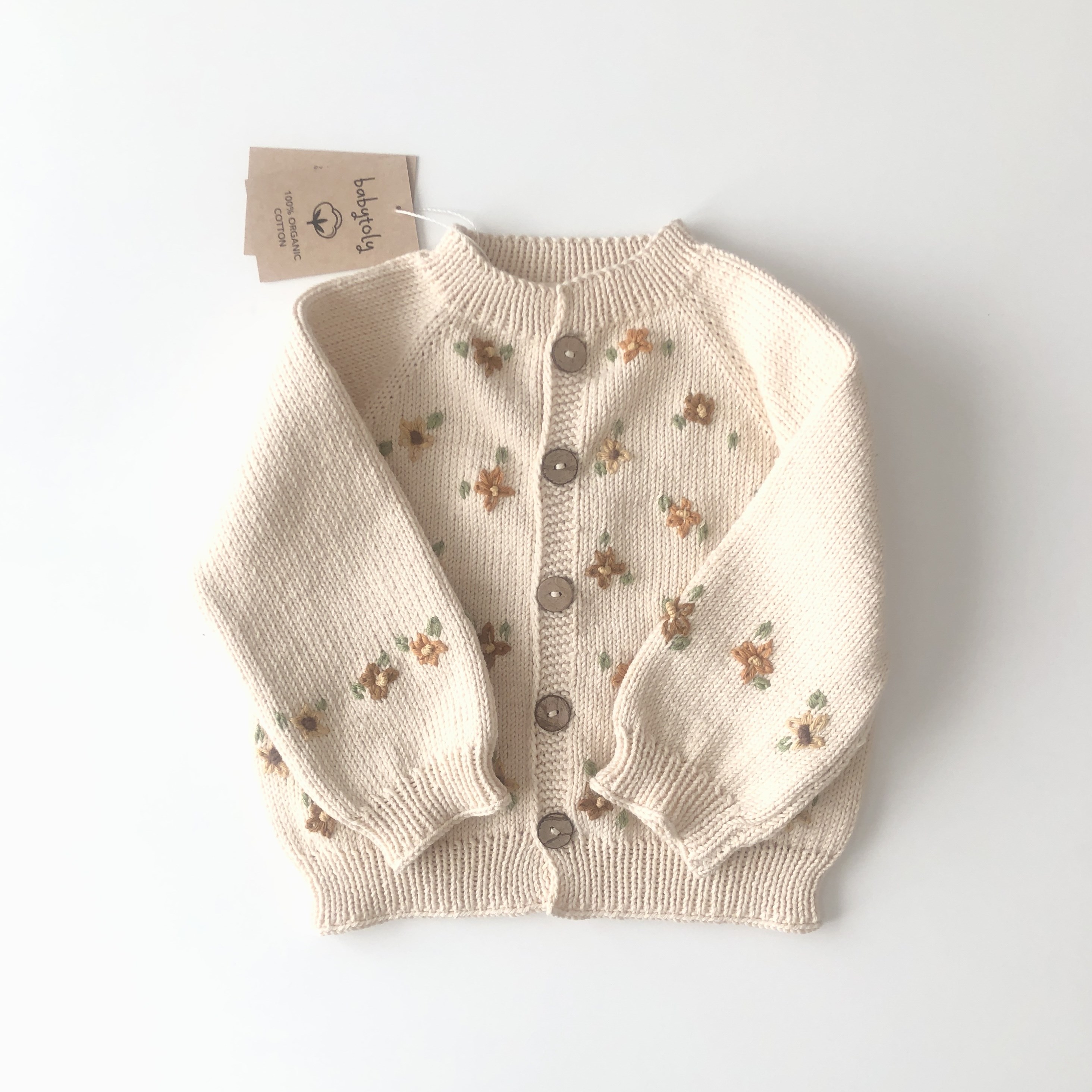 Floral Cardigan, Custom Color
