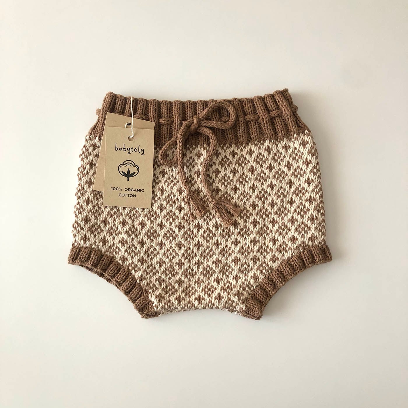 Folk Bloomer, Camel(waist) × Natural(patterns)