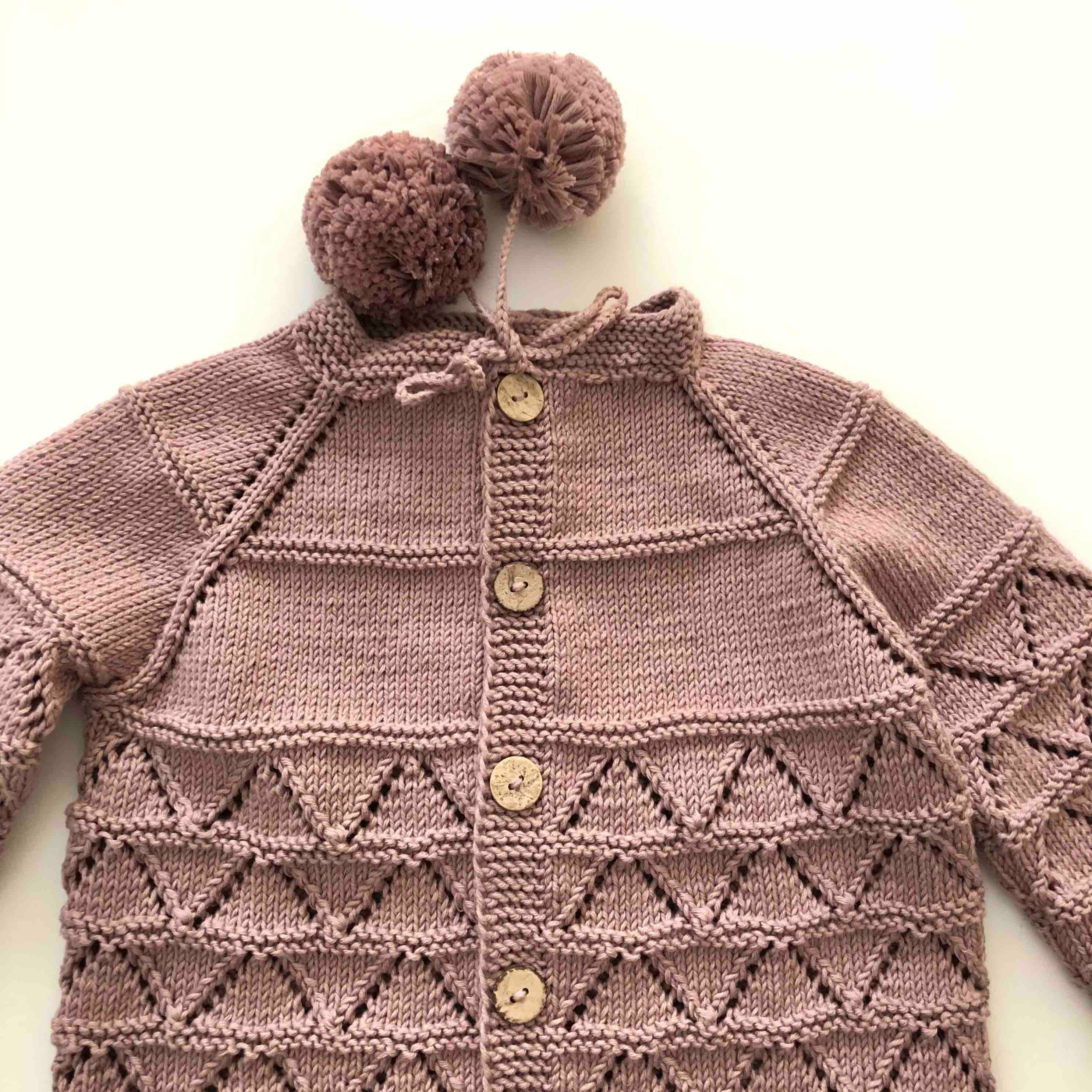 Helena Cardigan, Dusty rose