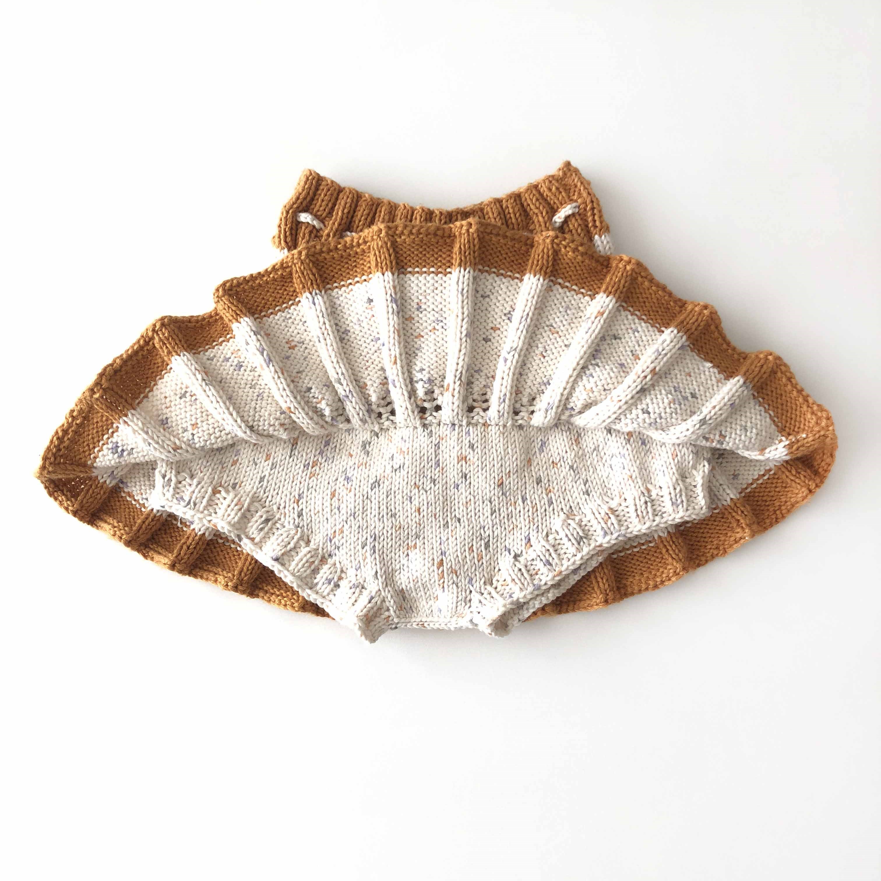 Ivy Skirt / 2 Color,  Exclusive Confetti - Citrus × Golden brown