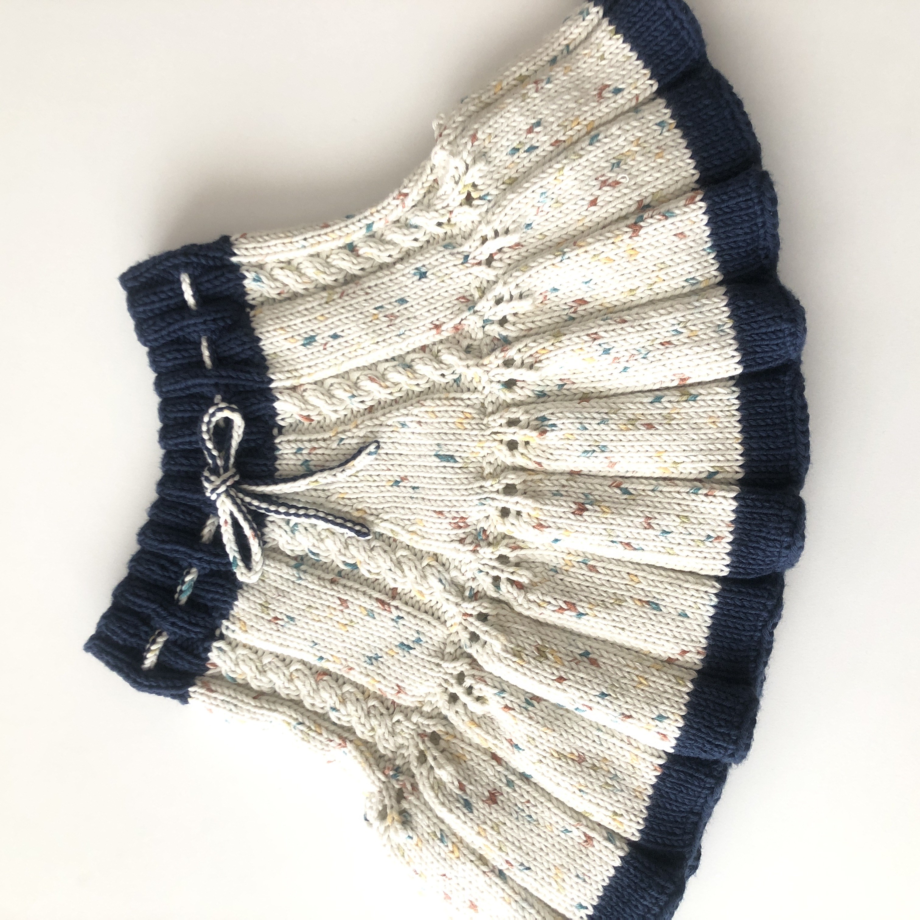 Ivy Skirt / 2 Color,  Exclusive Confetti - Four seasons × Navy