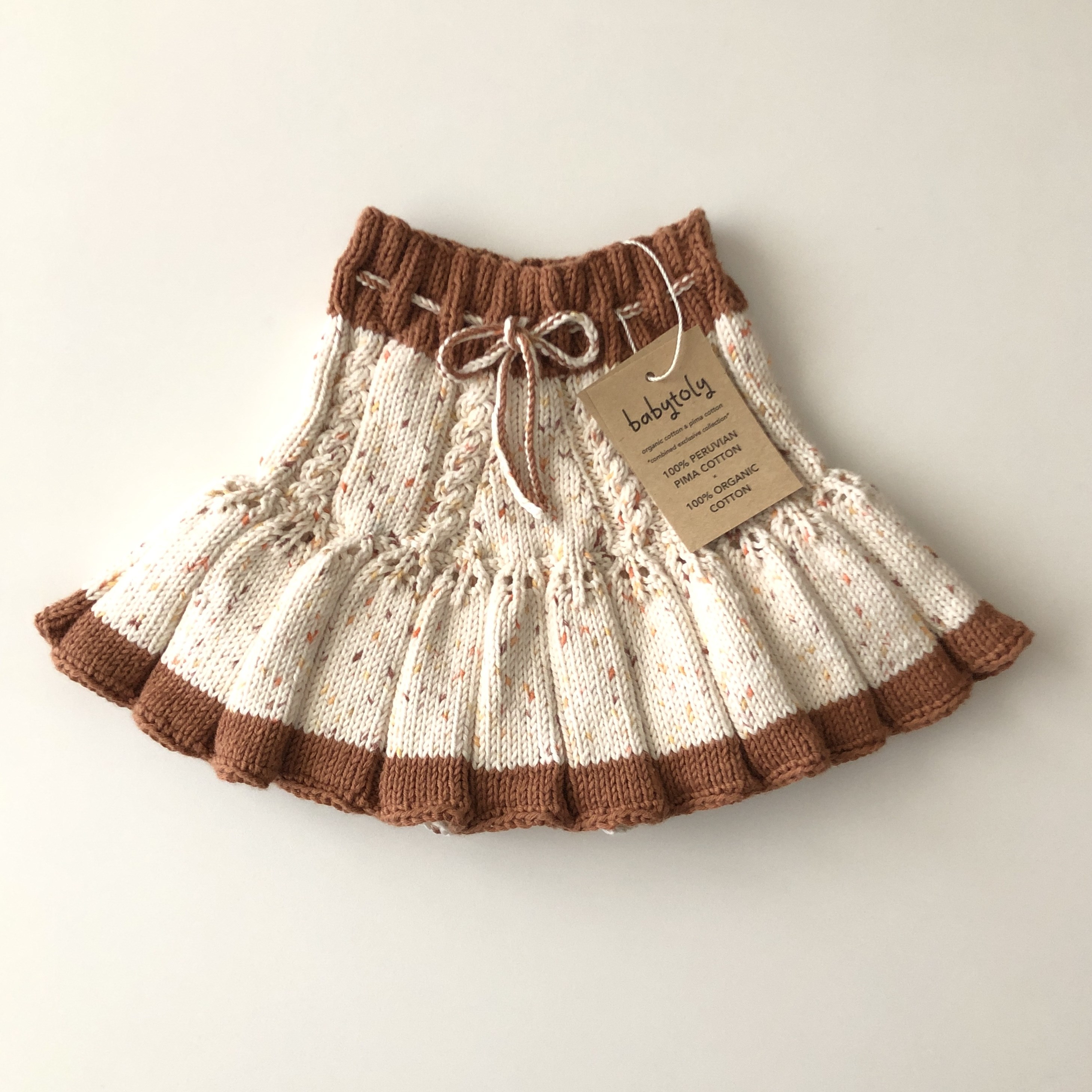 Ivy Skirt / 2 Color,  Exclusive Confetti - Pumpkin spice × Terracotta