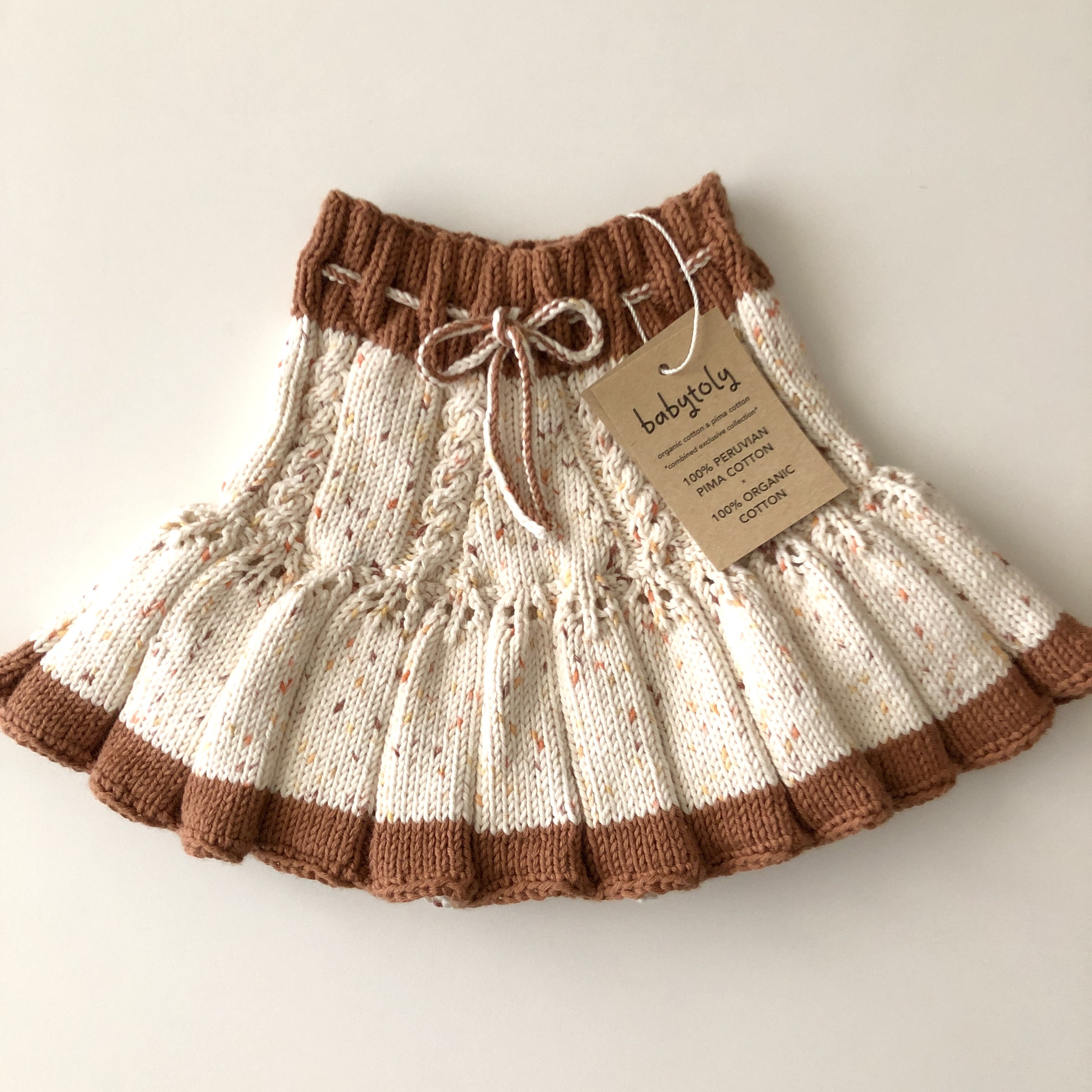 Ivy Skirt / 2 Color,  Exclusive Confetti - Pumpkin spice × Terracotta