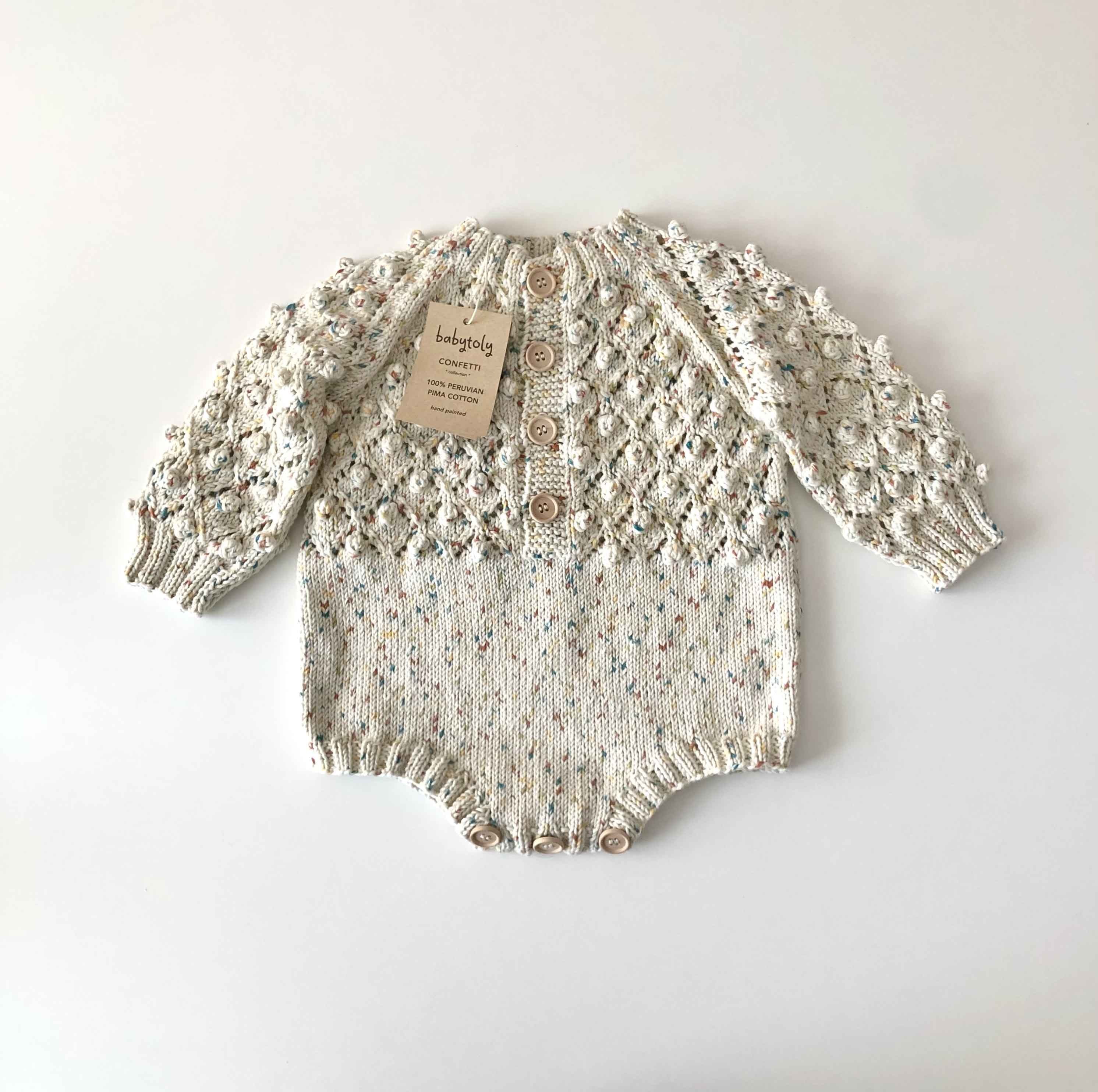 Kimbell Romper, Exclusive confetti - Custom color