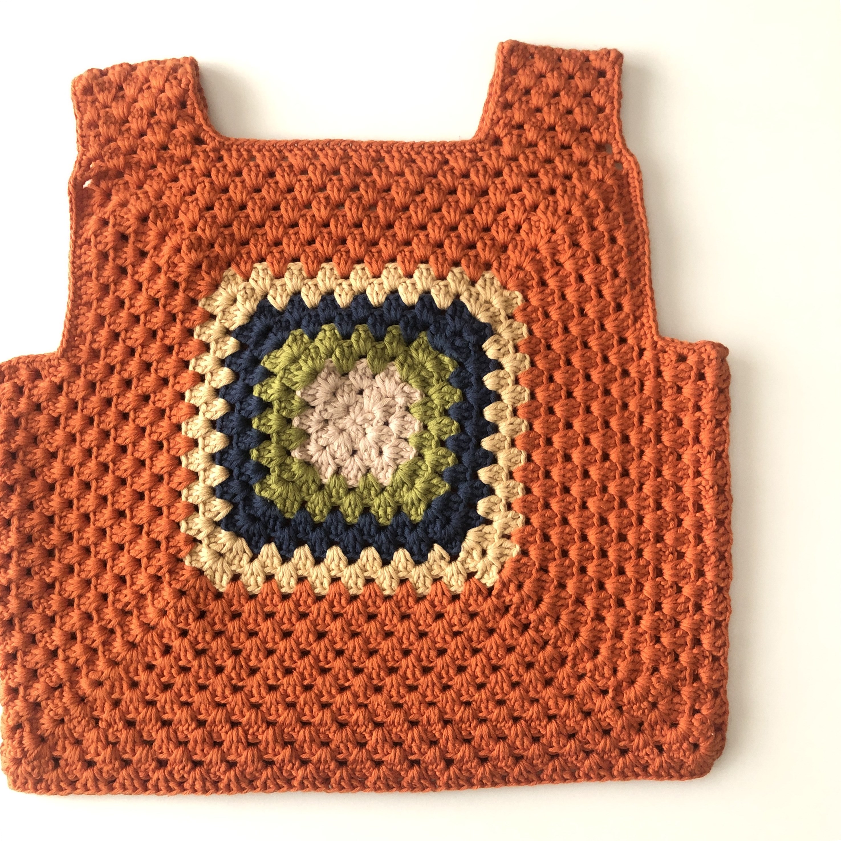 Malinda Crochet Top, Cinnamon Base