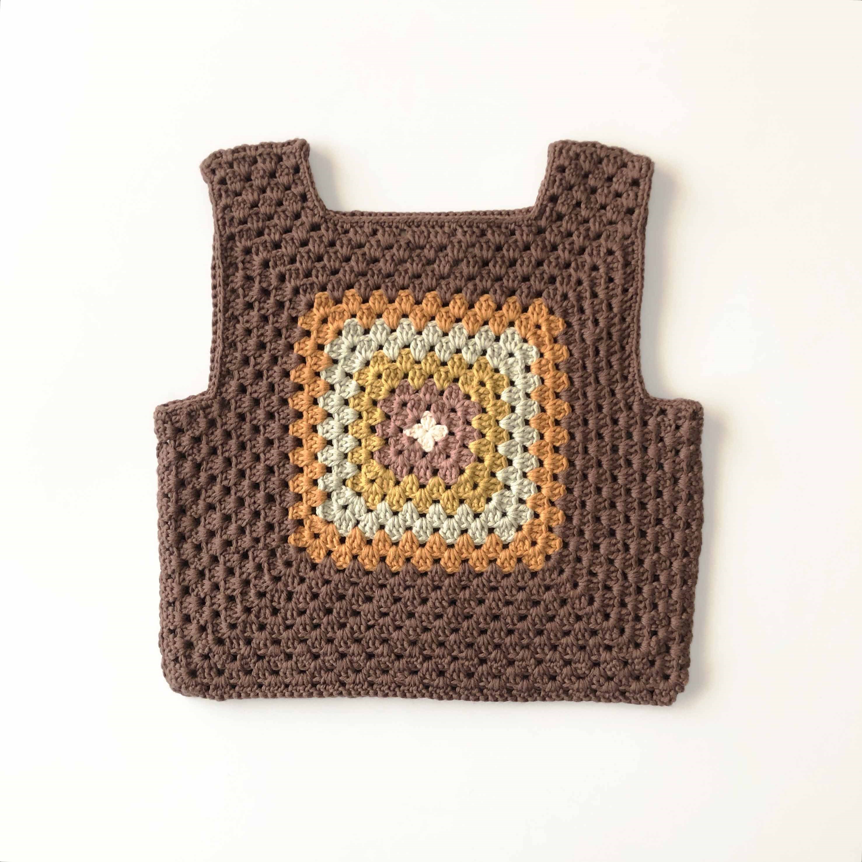Malinda Crochet Top, Walnut Base