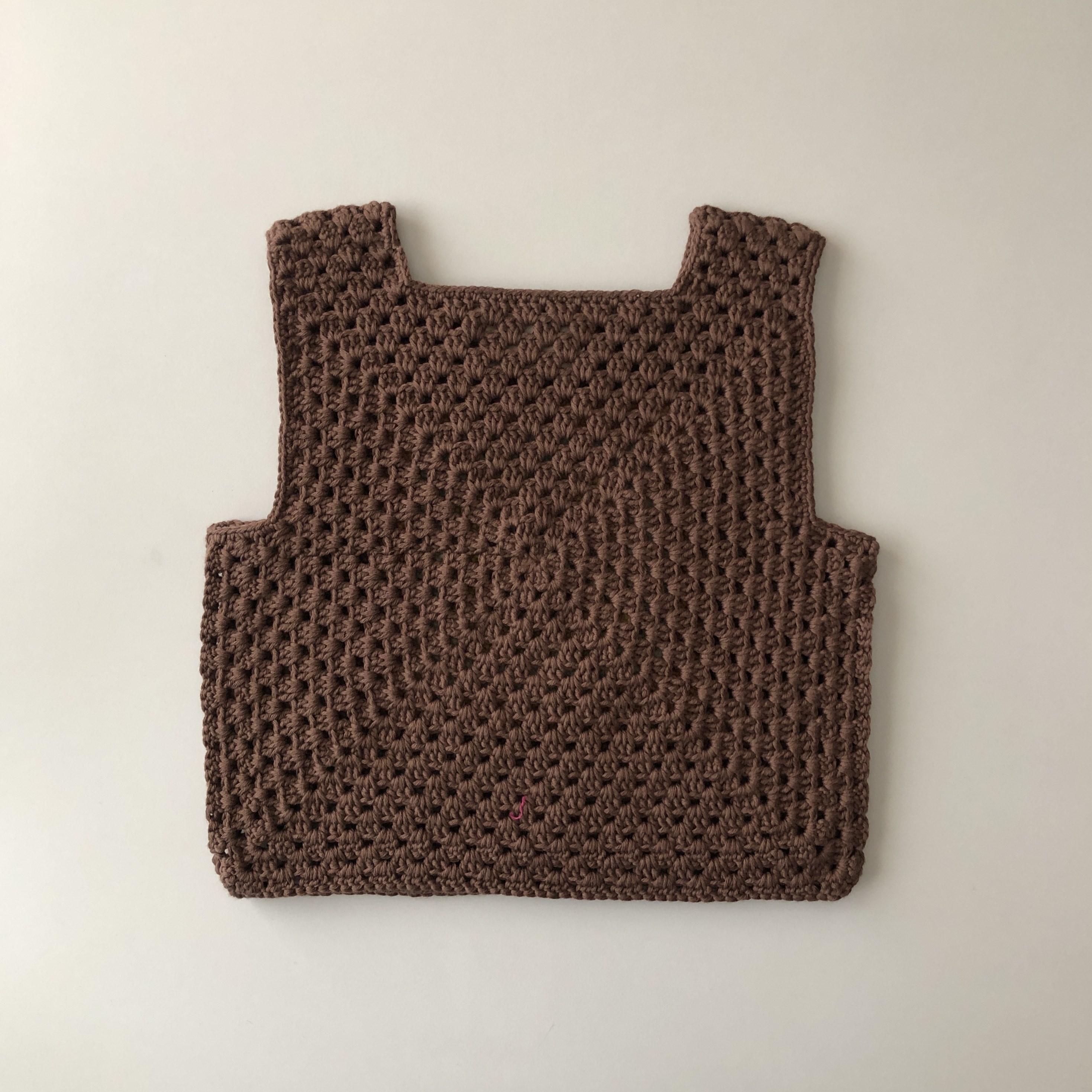 Malinda Crochet Top, Walnut Base