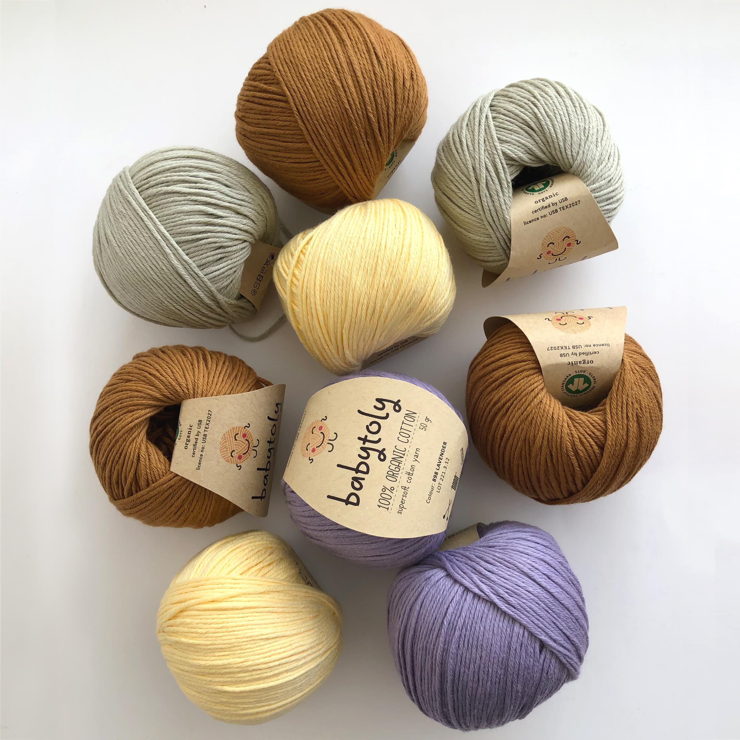Organic Cotton Yarn - CANARY, 420