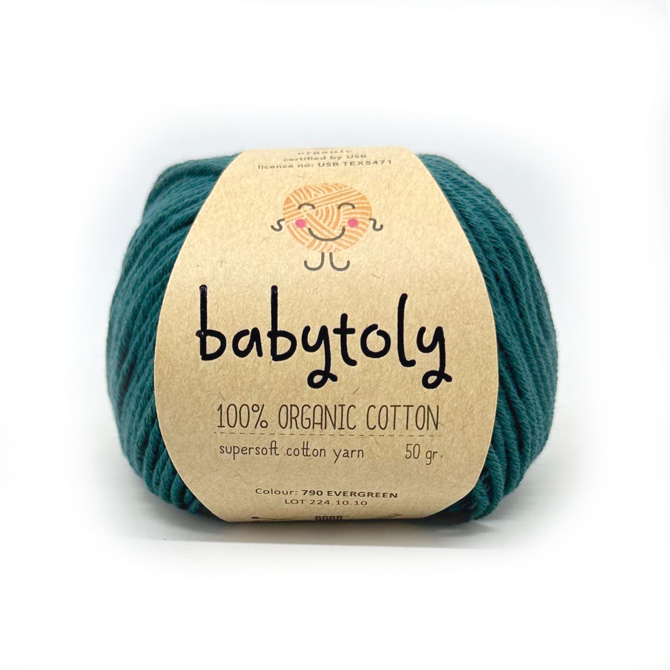 Organic Cotton Yarn  -  EVERGREEN, 790