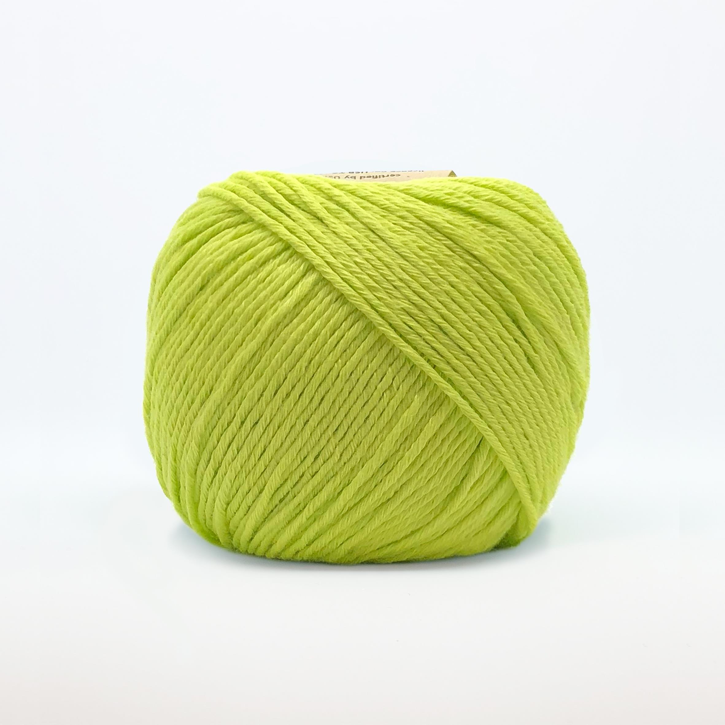 Organic Cotton Yarn - LIME, 750