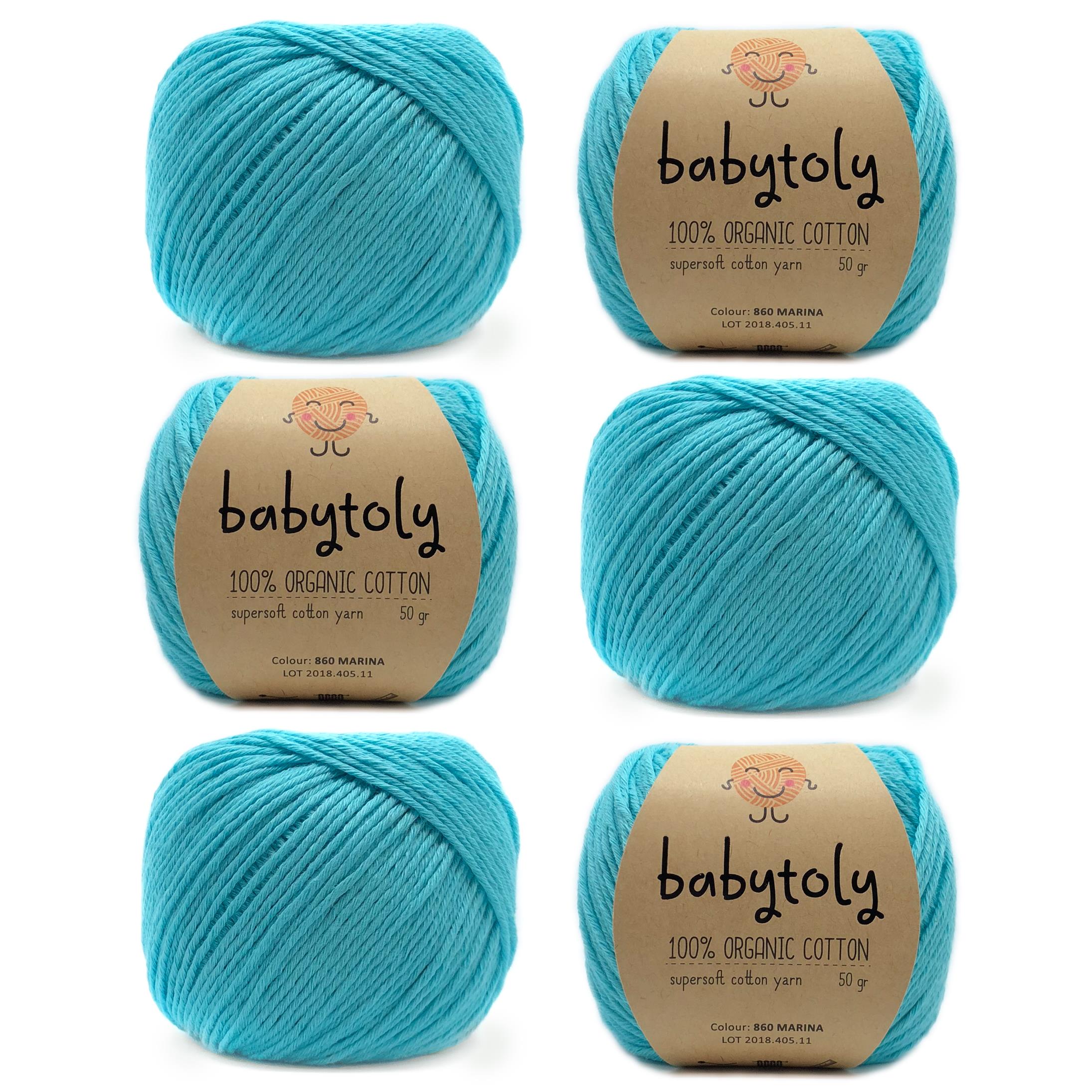 Organic Cotton Yarn - MARINA, 860