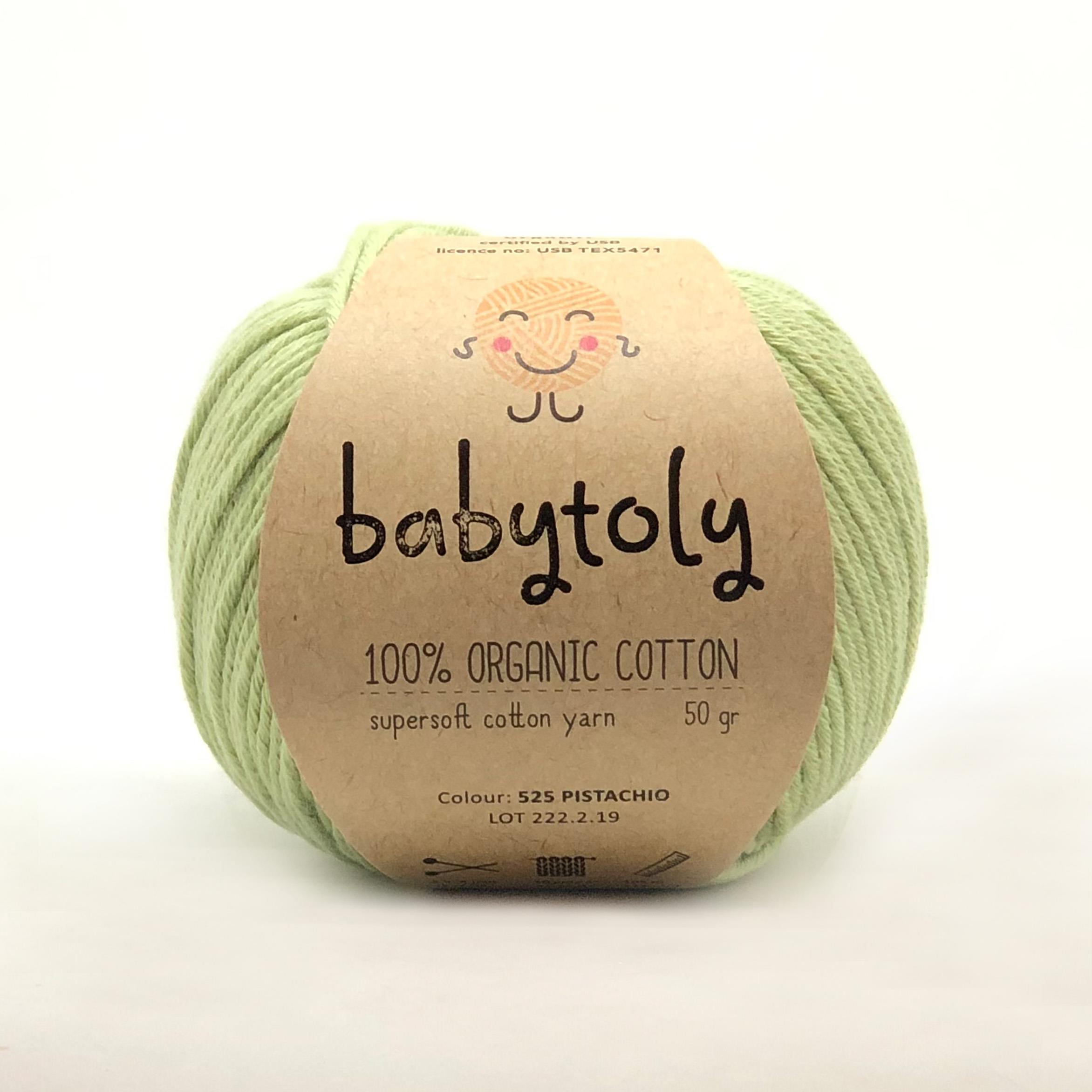 Organic Cotton Yarn - PISTACHIO, 525