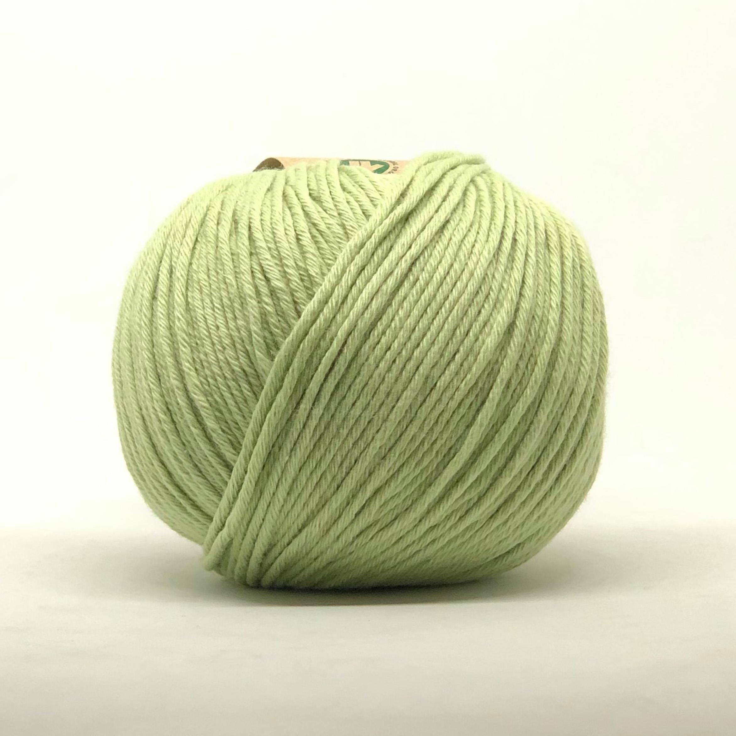 Organic Cotton Yarn - PISTACHIO, 525
