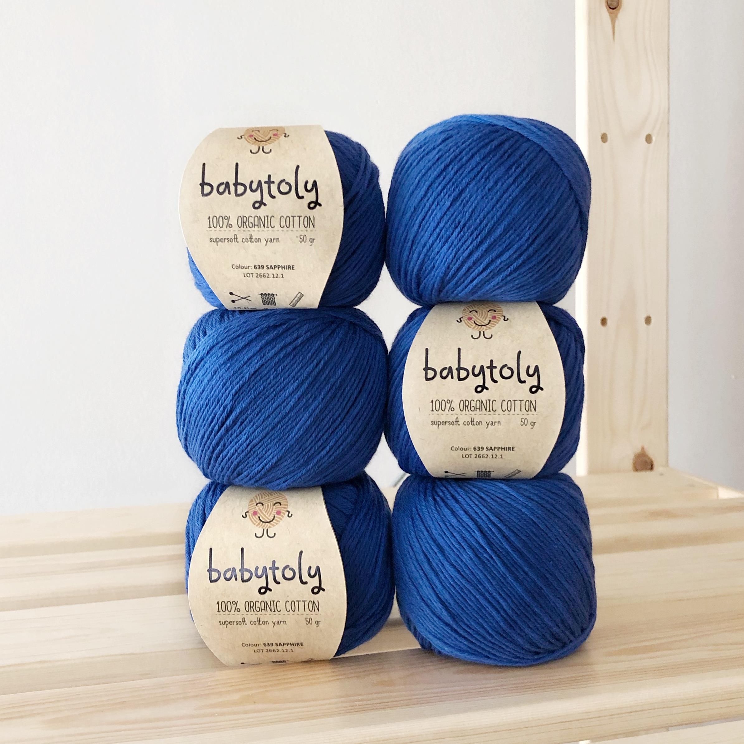 Organic Cotton Yarn - SAPPHIRE, 639