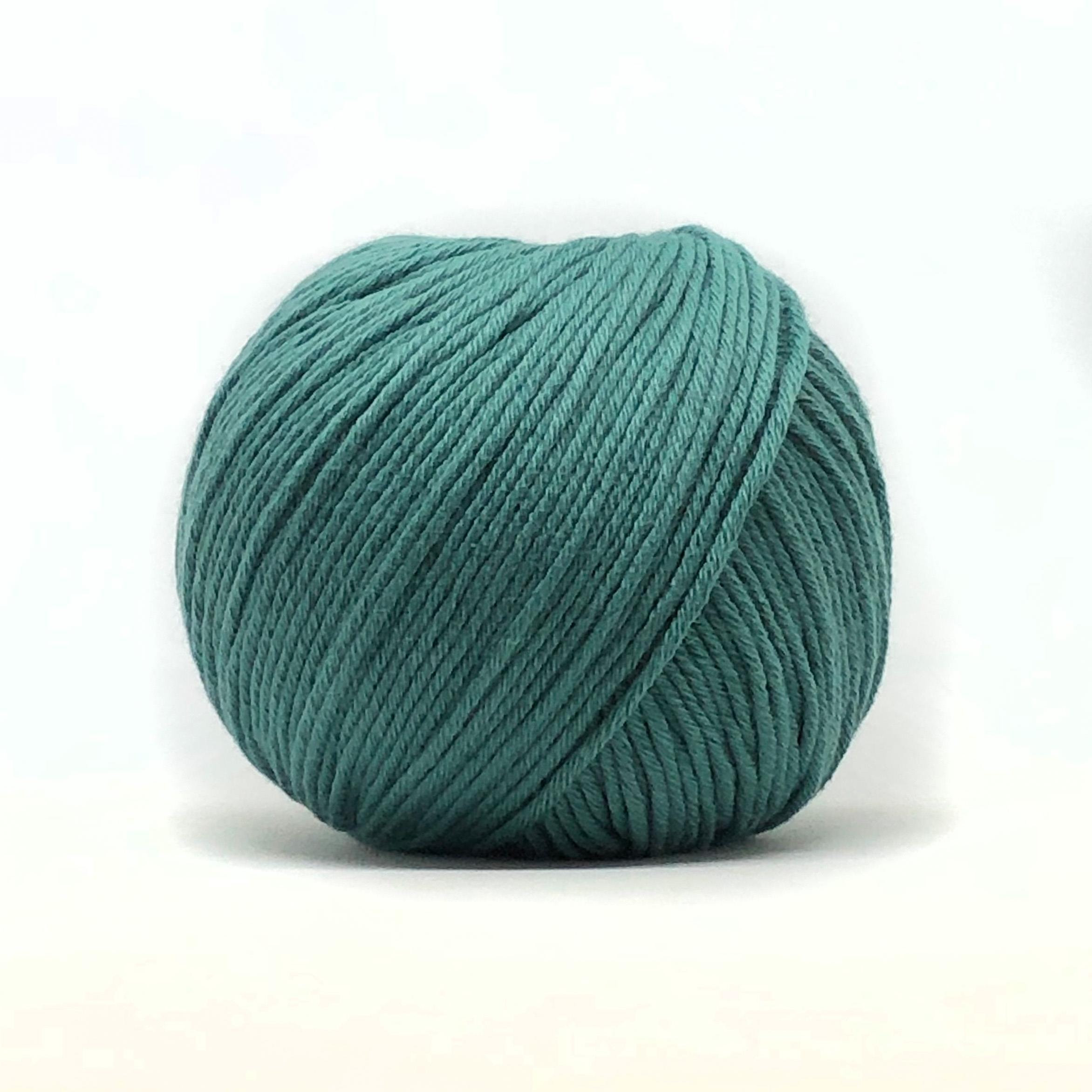 Organic Cotton Yarn - SEA GREEN, 815