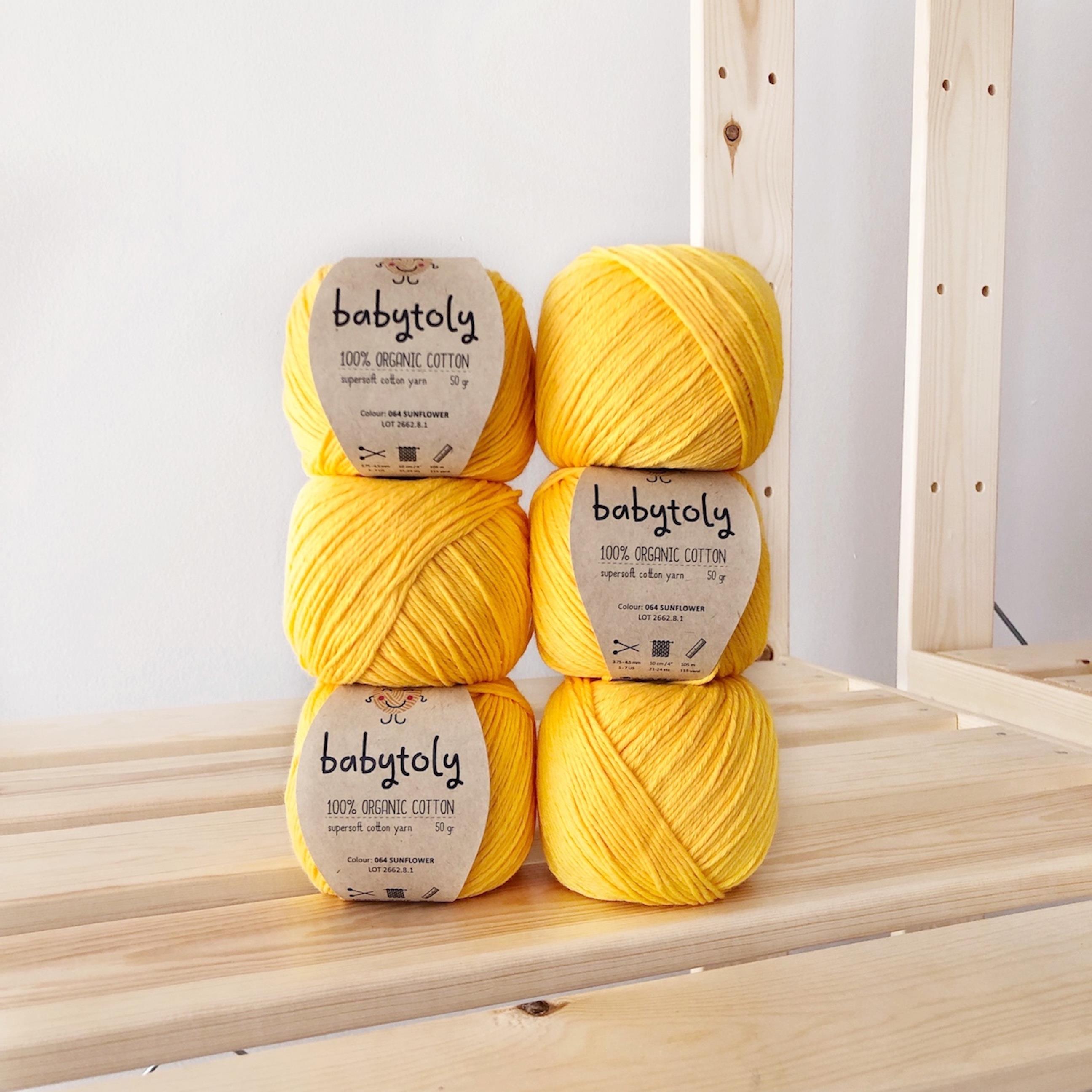 Organic Cotton Yarn - SUNFLOWER, 064