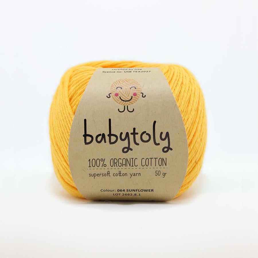 Organic Cotton Yarn - SUNFLOWER, 064