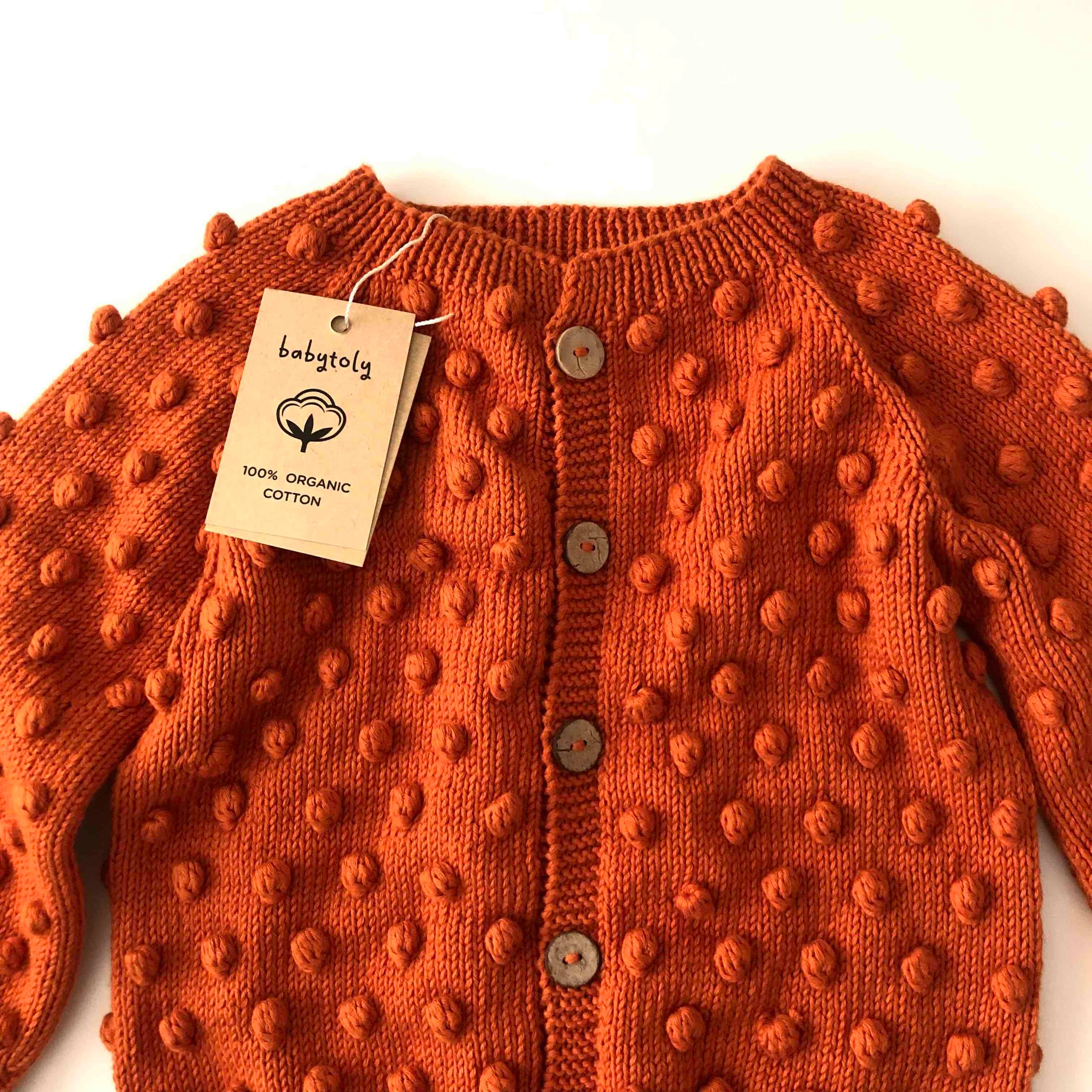 Popcorn Cardigan, Cinnamon