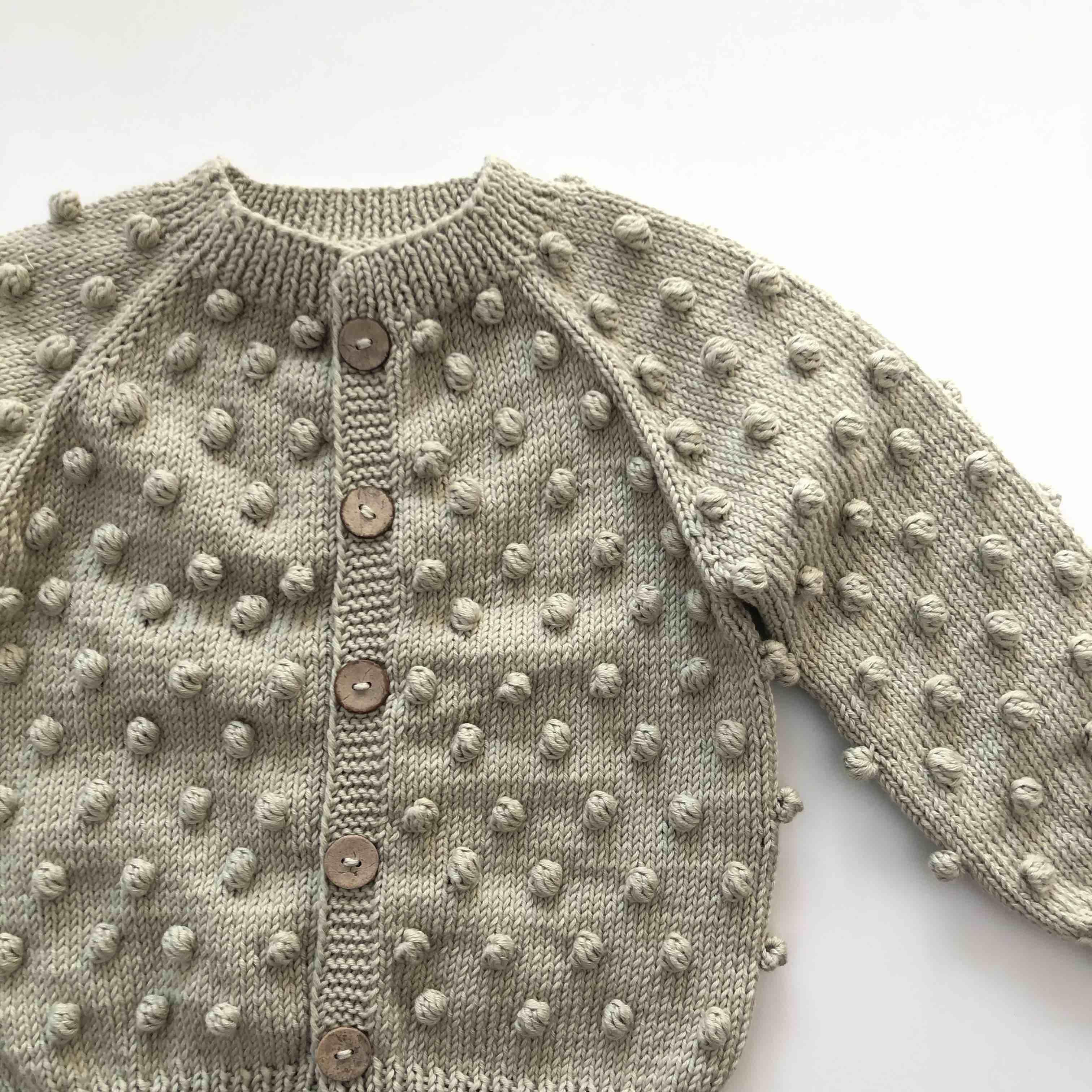 Popcorn Cardigan, Seaweed