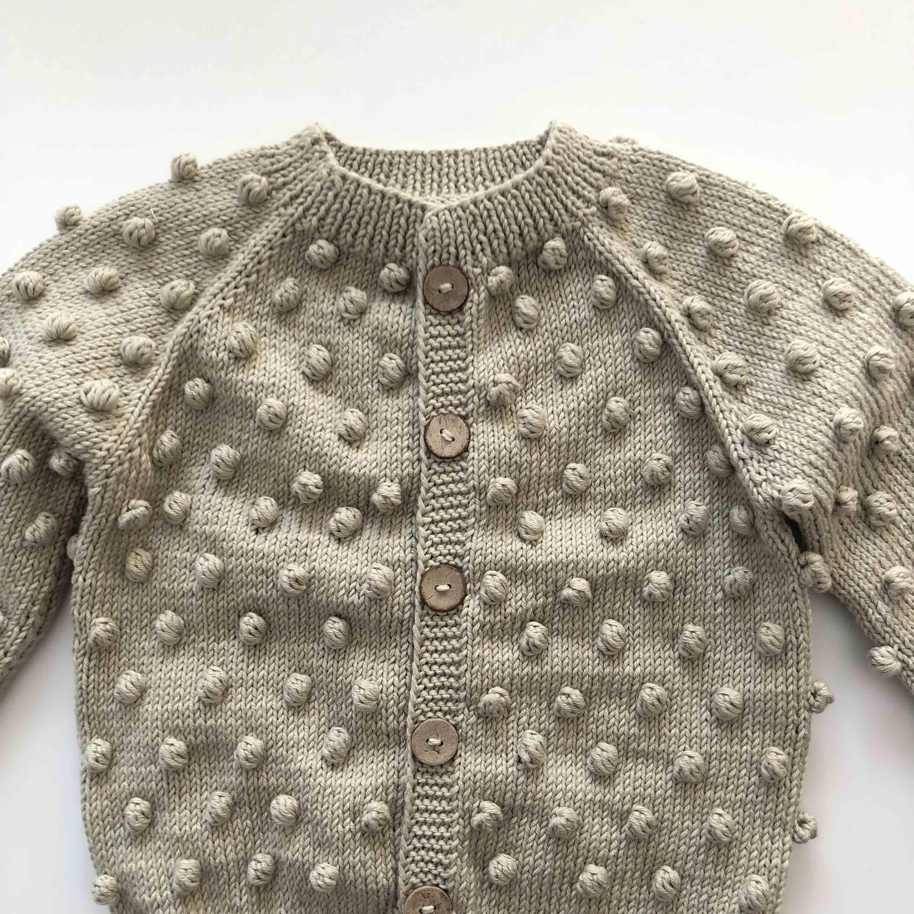 Popcorn Cardigan, Seaweed