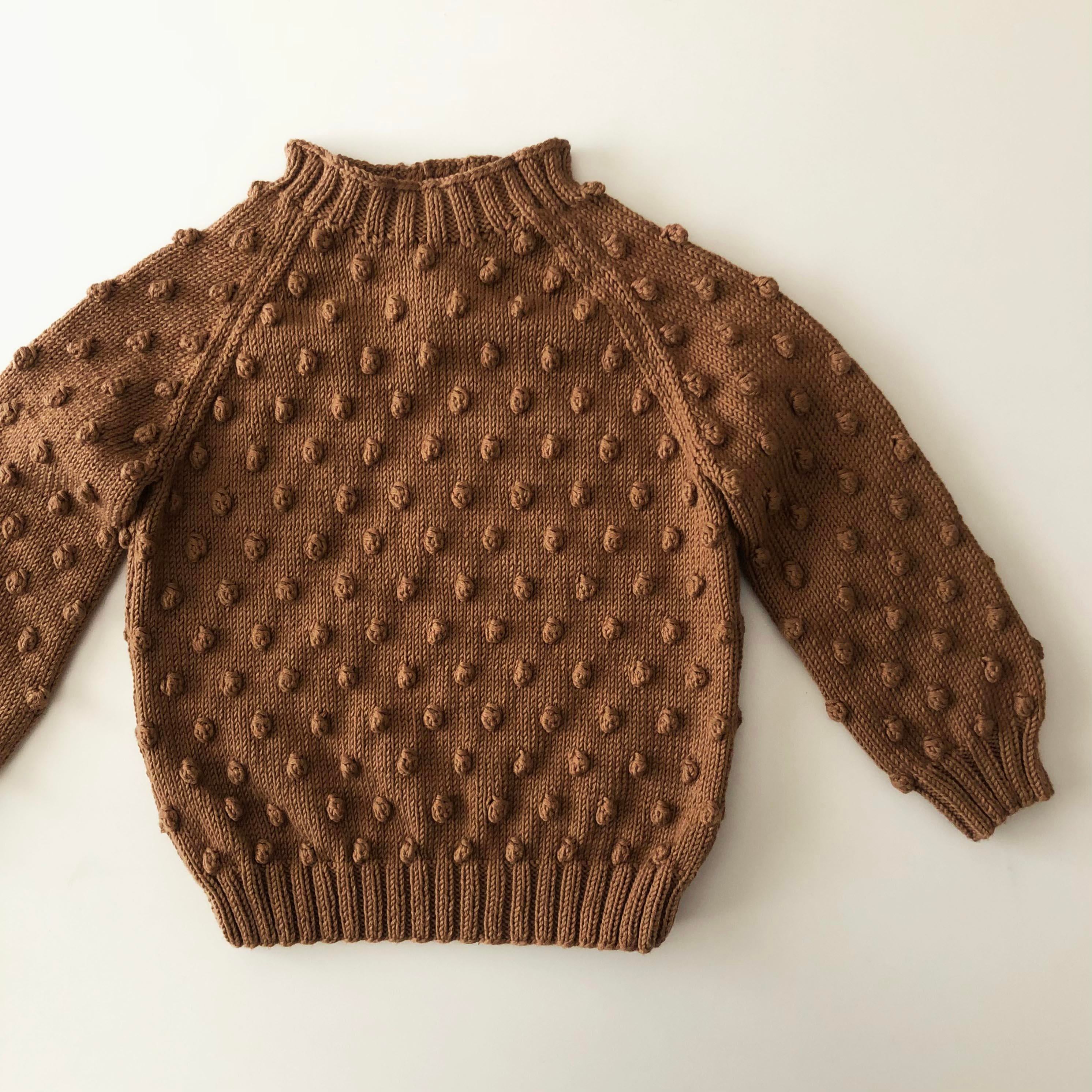Popcorn Sweater, Camel