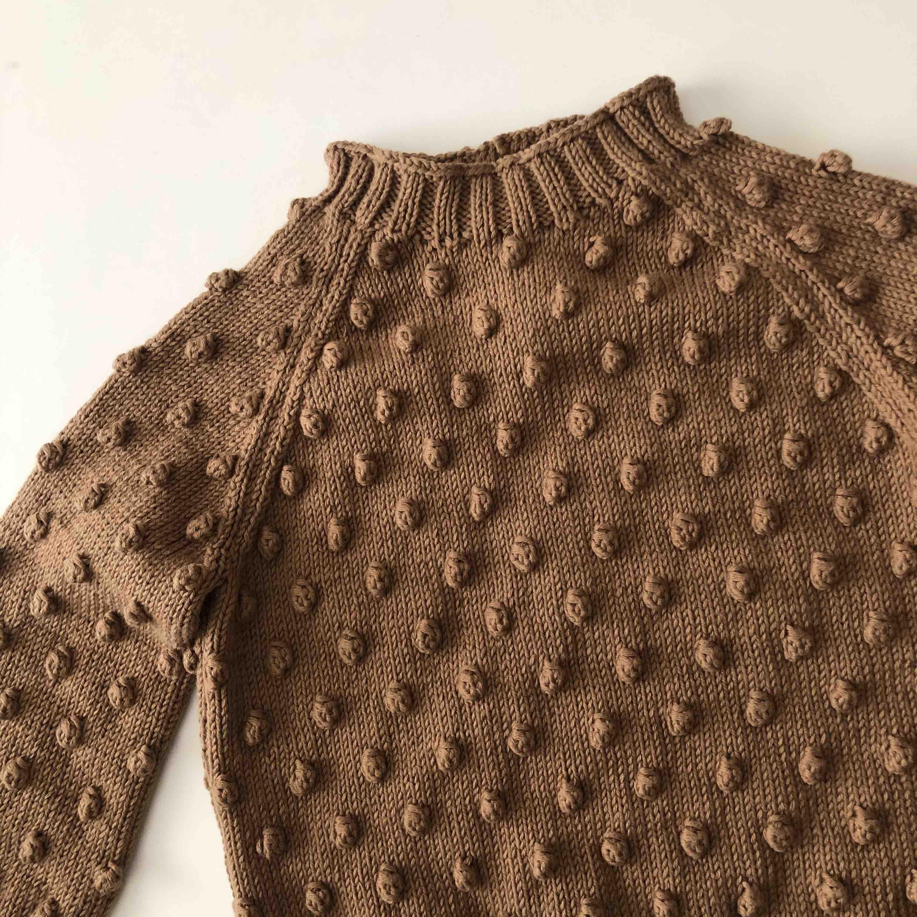 Popcorn Sweater, Camel