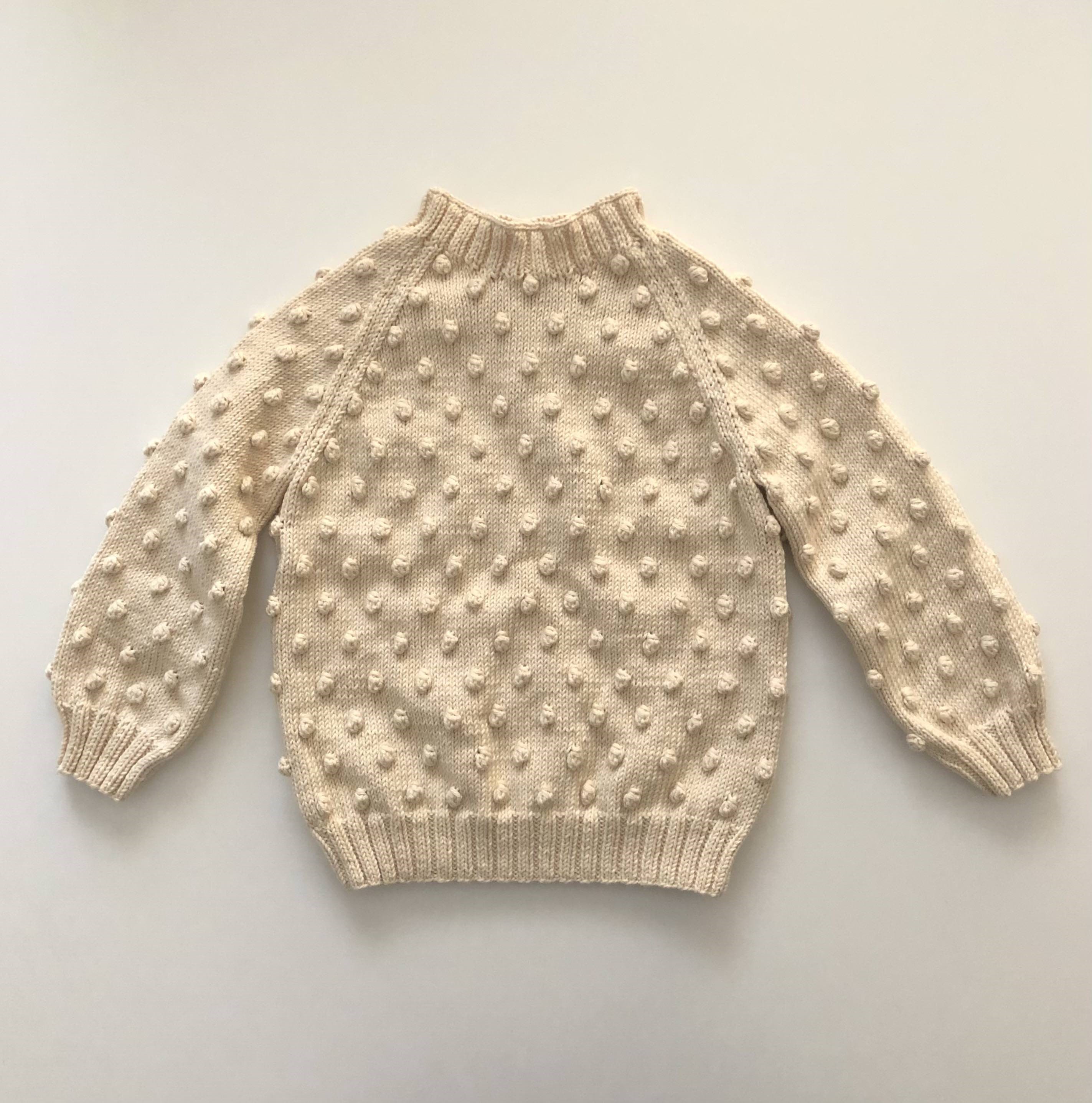 Popcorn Sweater, Natural