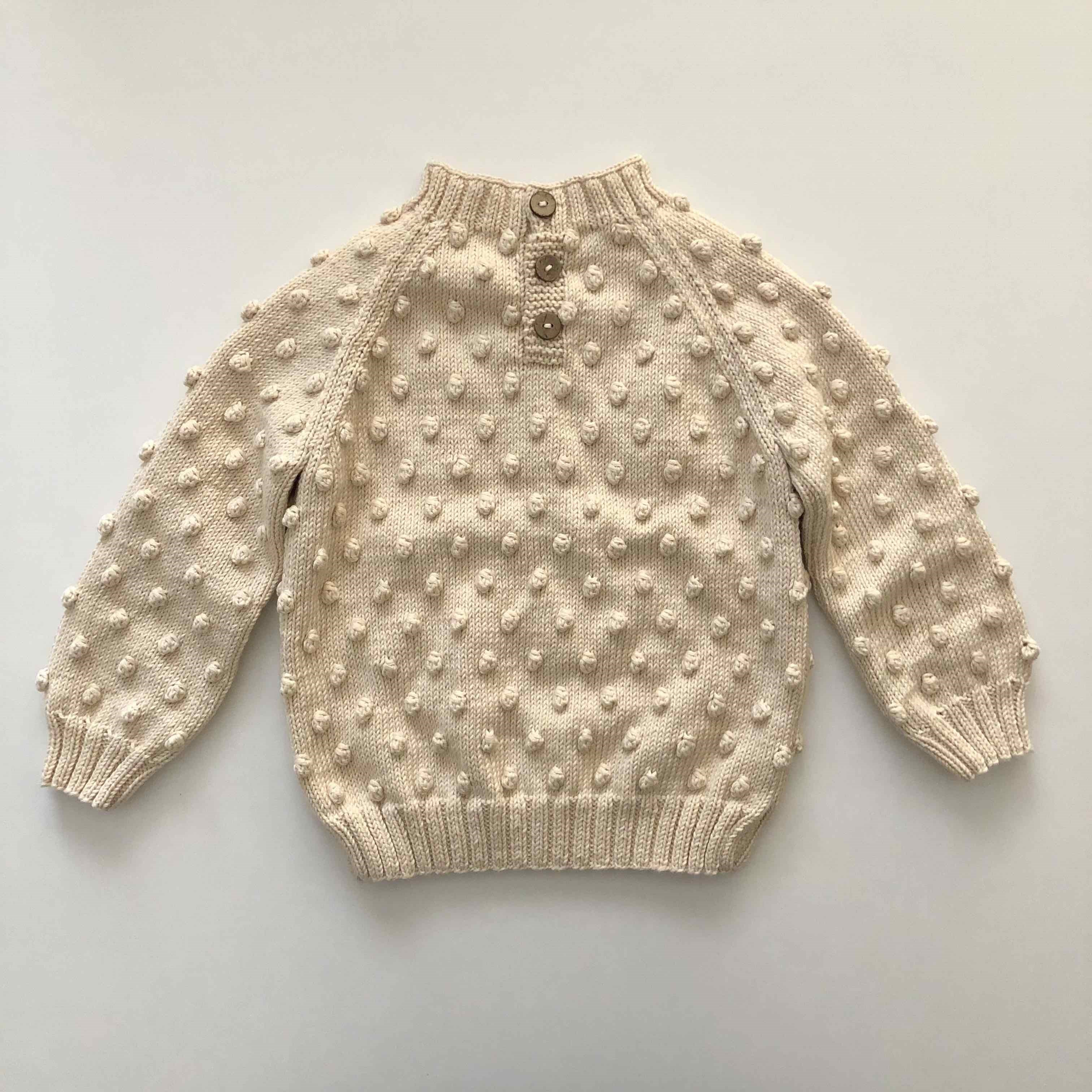 Popcorn Sweater, Natural