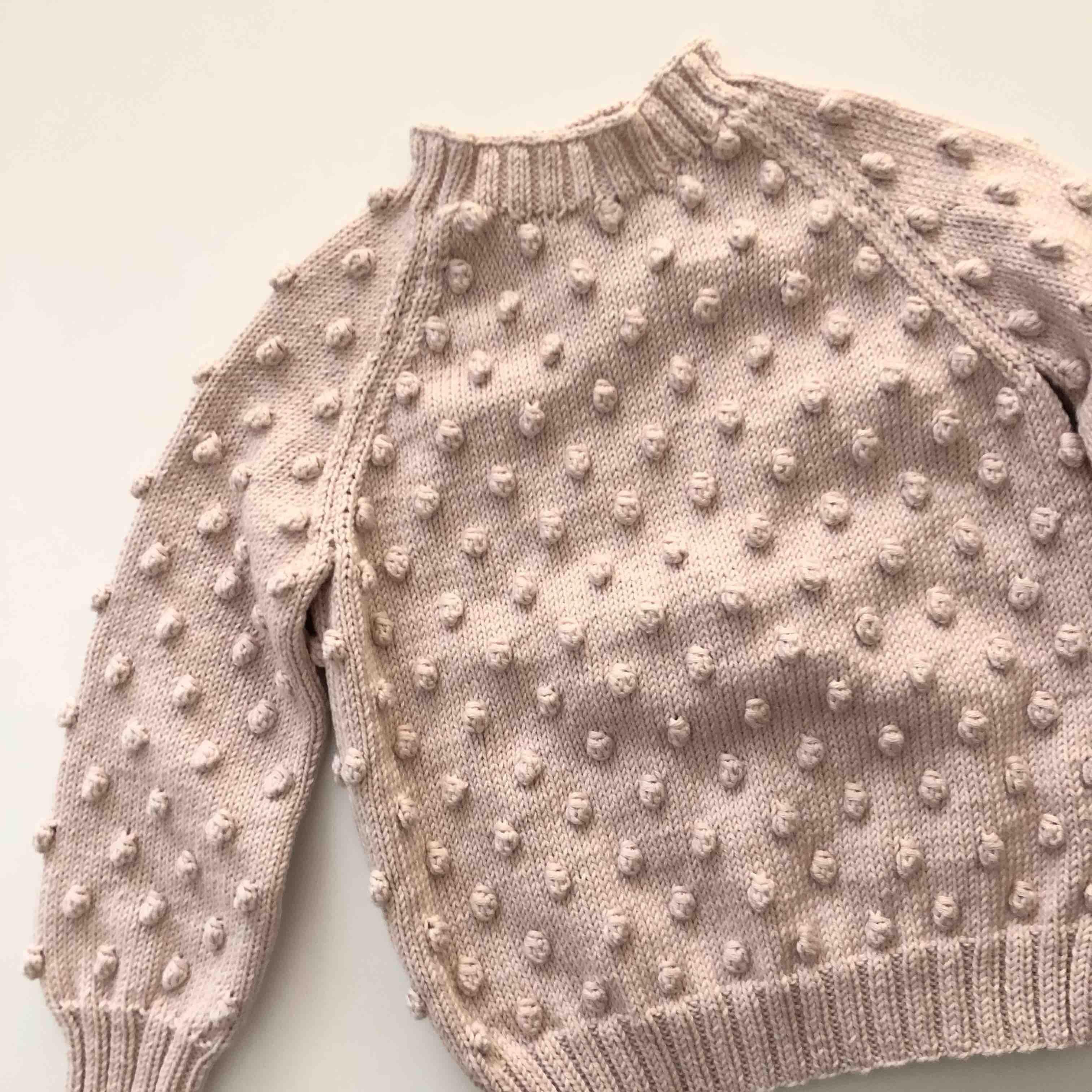 Popcorn Sweater, Powderpink