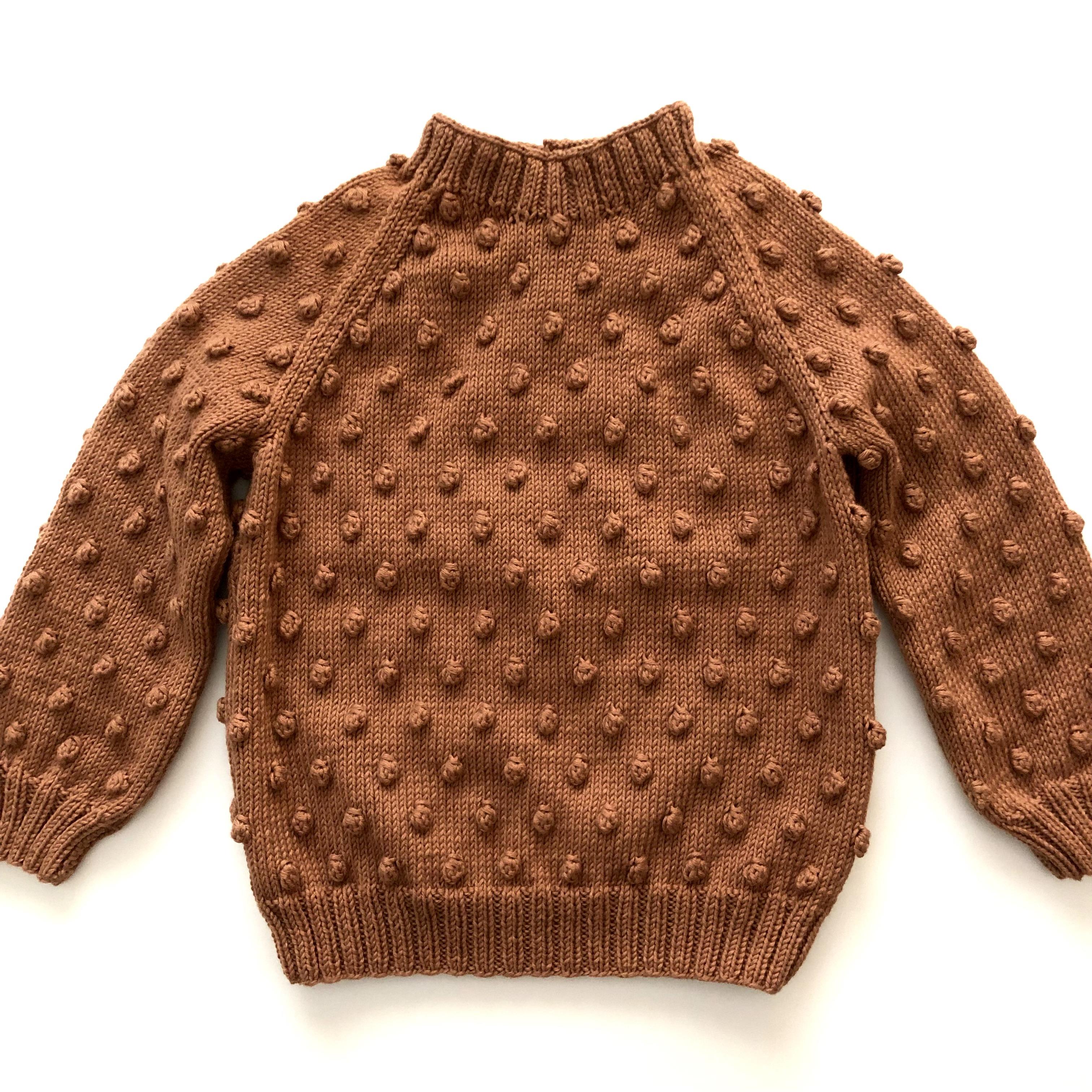 Popcorn Sweater, Terracotta