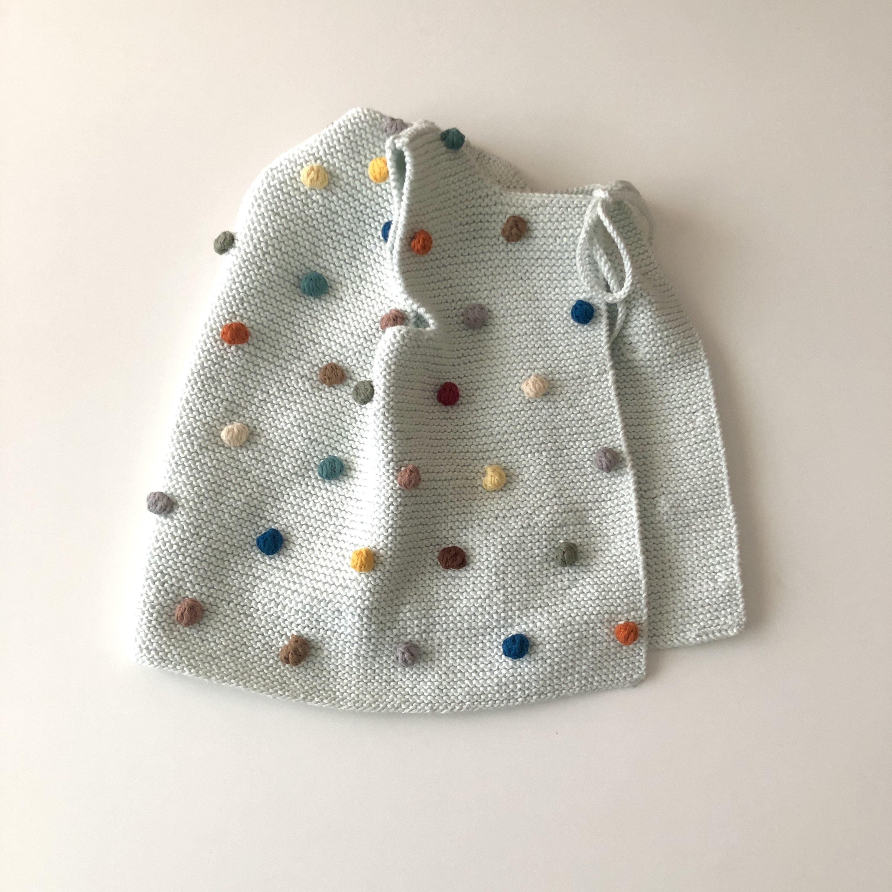 Rainbow Popcorn Vest, Sky