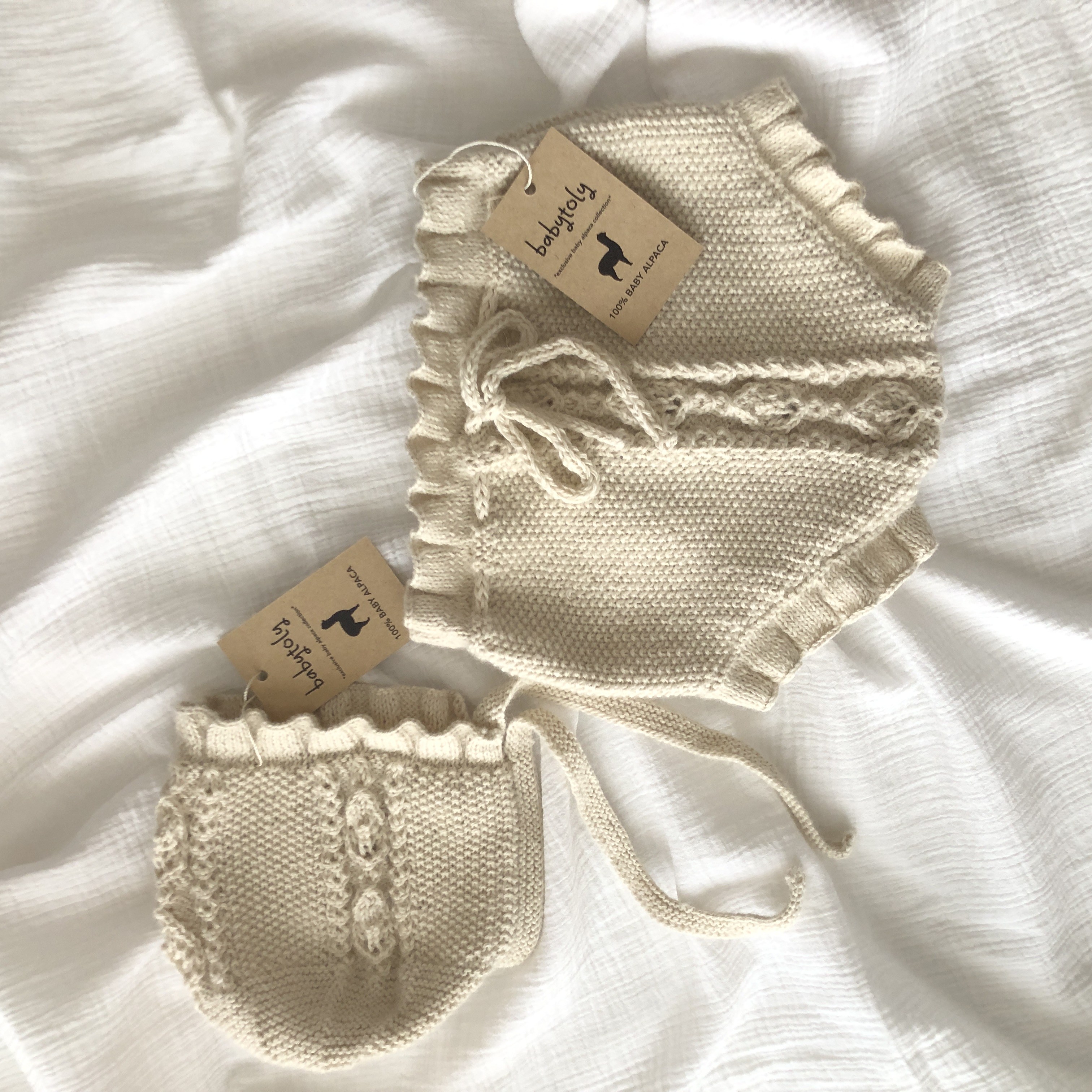Rococo Bloomer, 100% Baby Alpaca - Natural