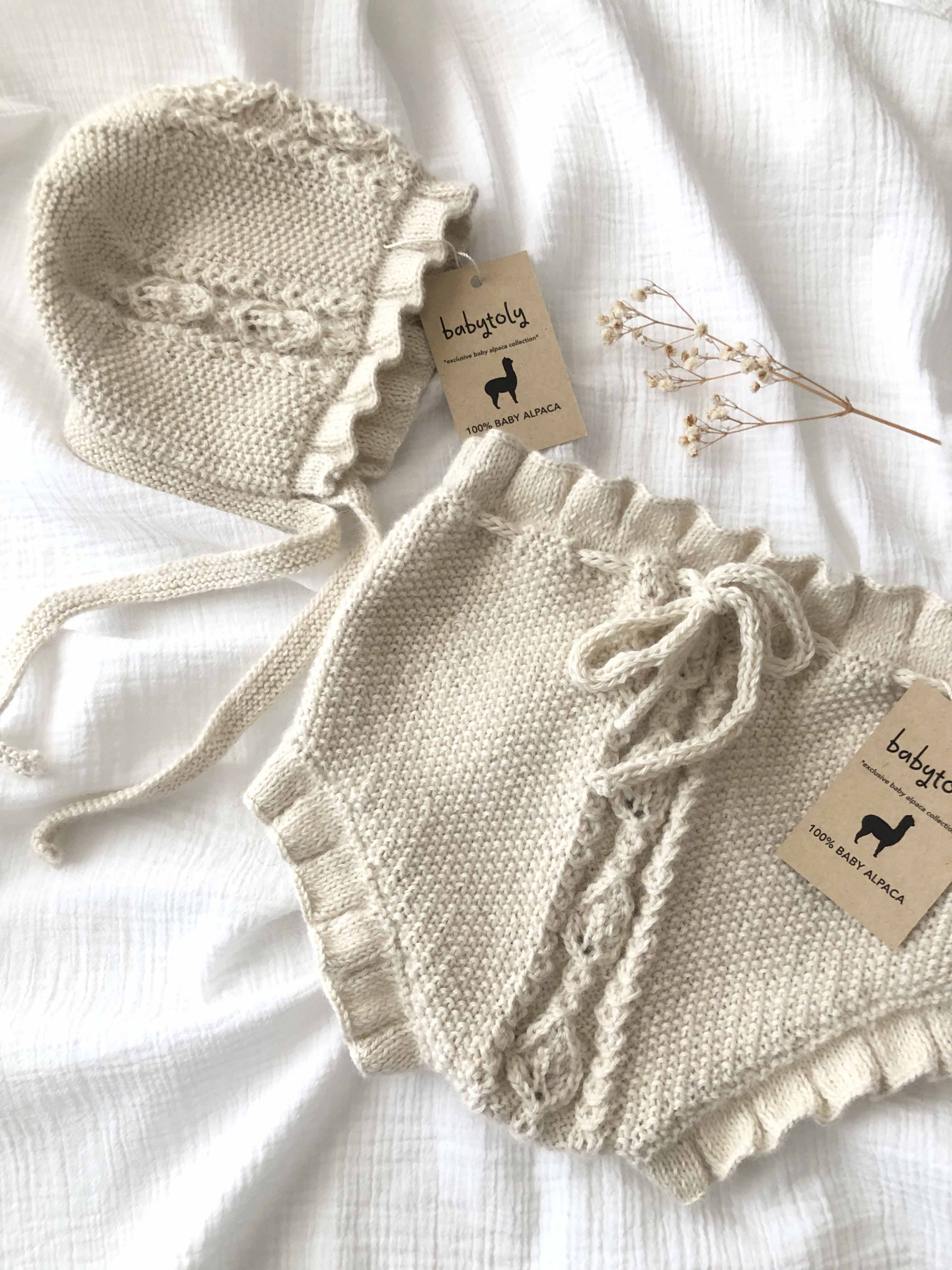 Rococo Bloomer, 100% Baby Alpaca - Natural