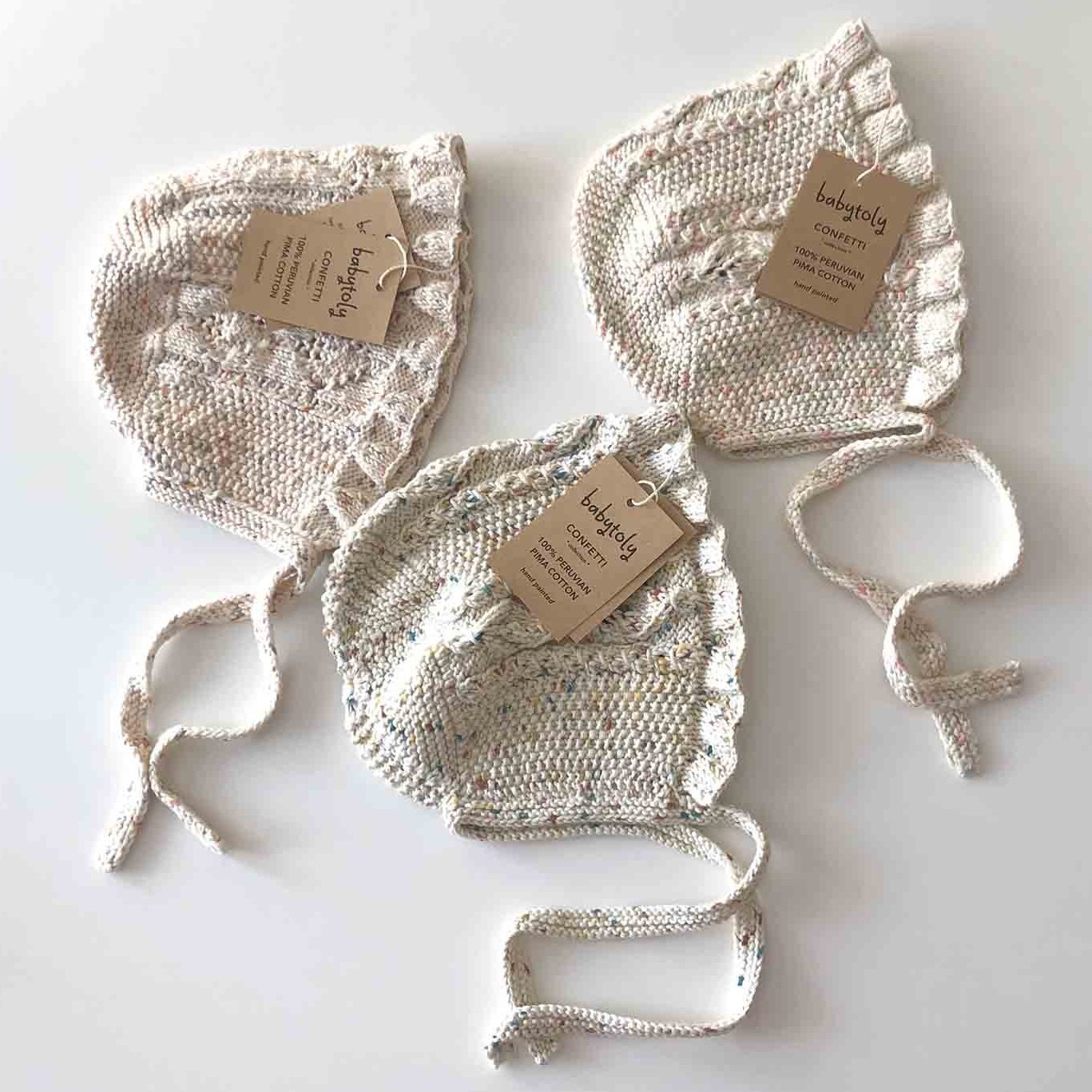 Rococo Bonnet, Exclusive Confetti - Pastel Rainbow