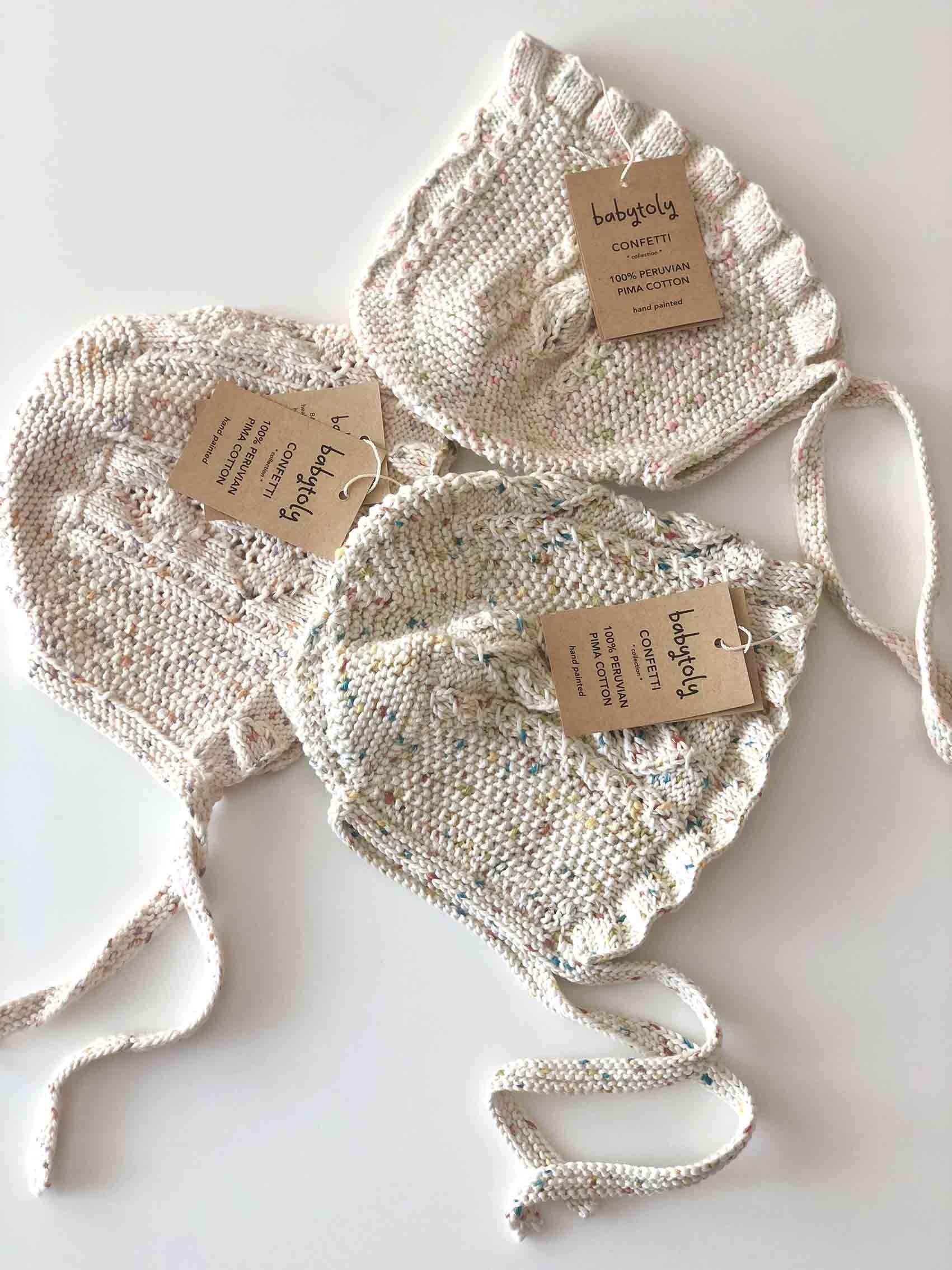 Rococo Bonnet, Exclusive Confetti - Pastel Rainbow