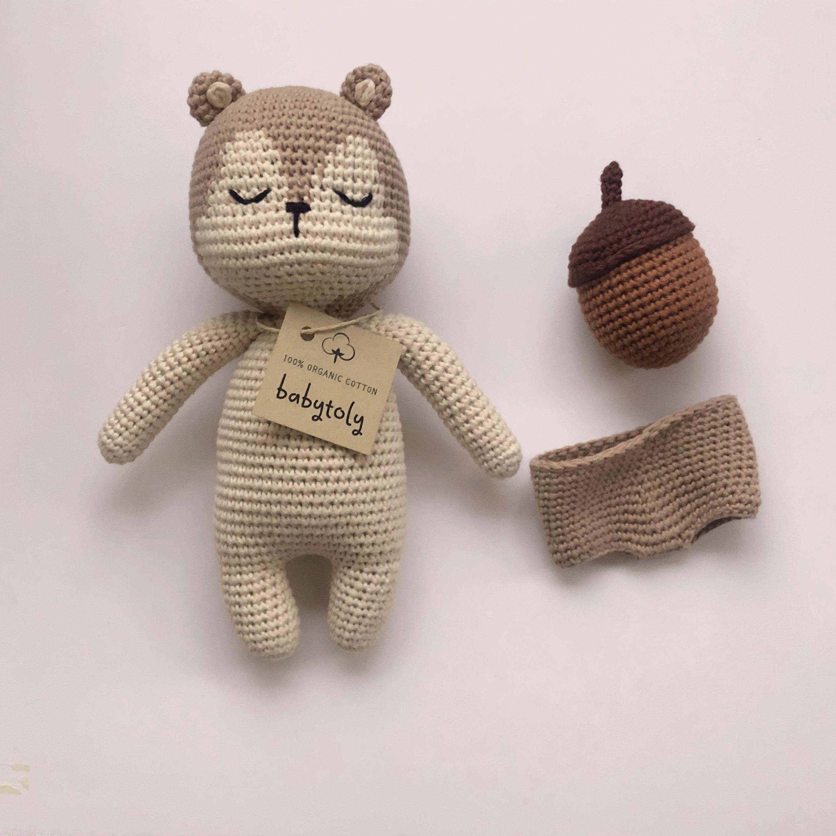 Squirrel + Acorn Set