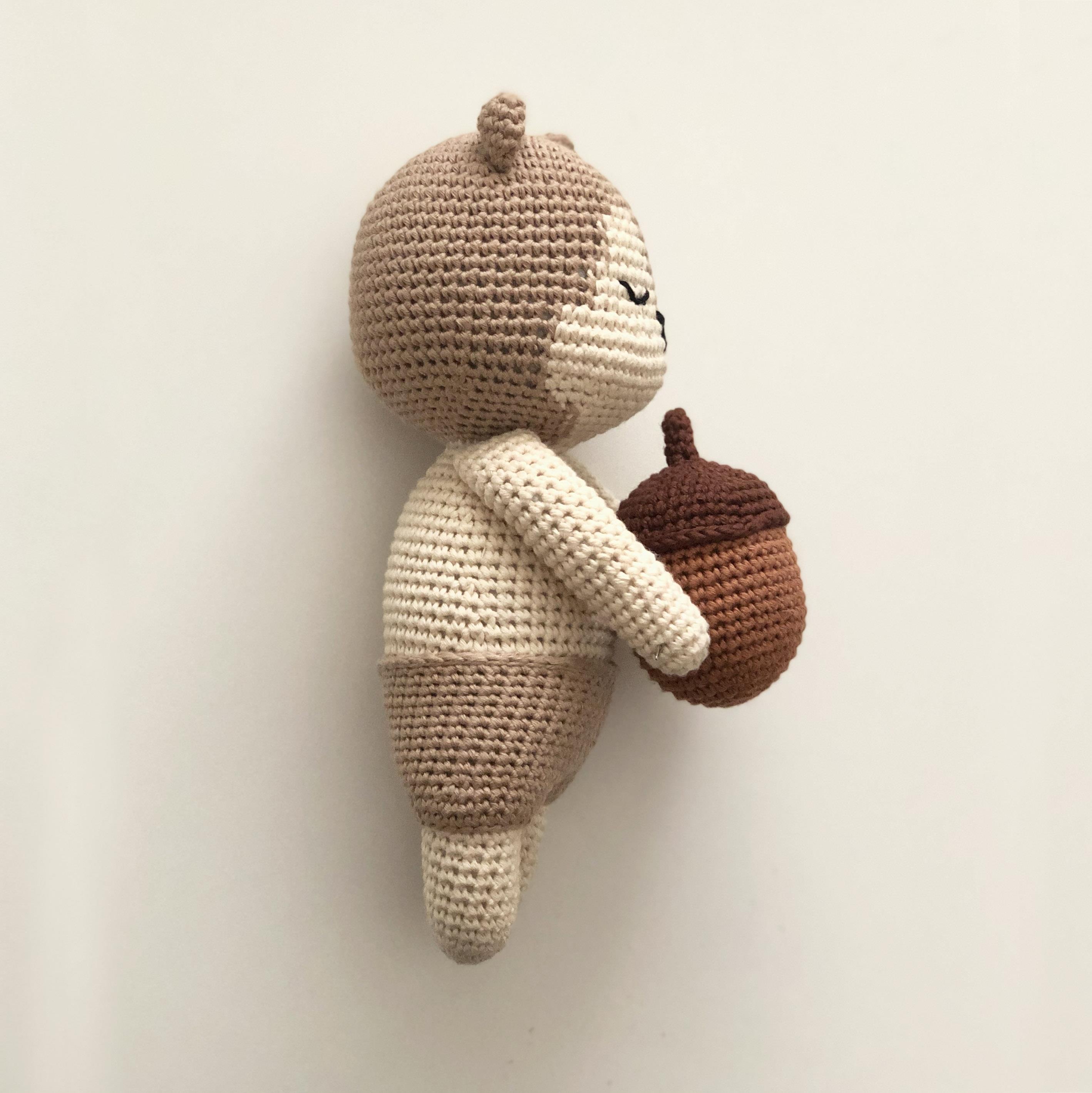 Squirrel + Acorn Set