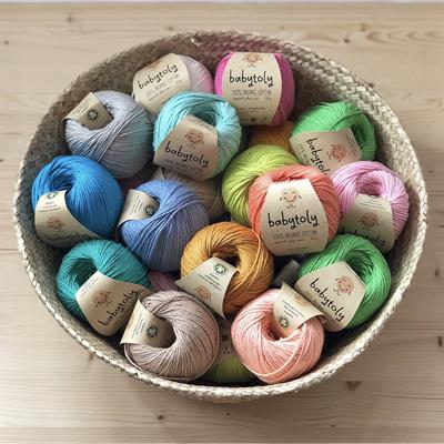 10 Yarn Bundles - Organic Cotton Yarn (choose colors)
